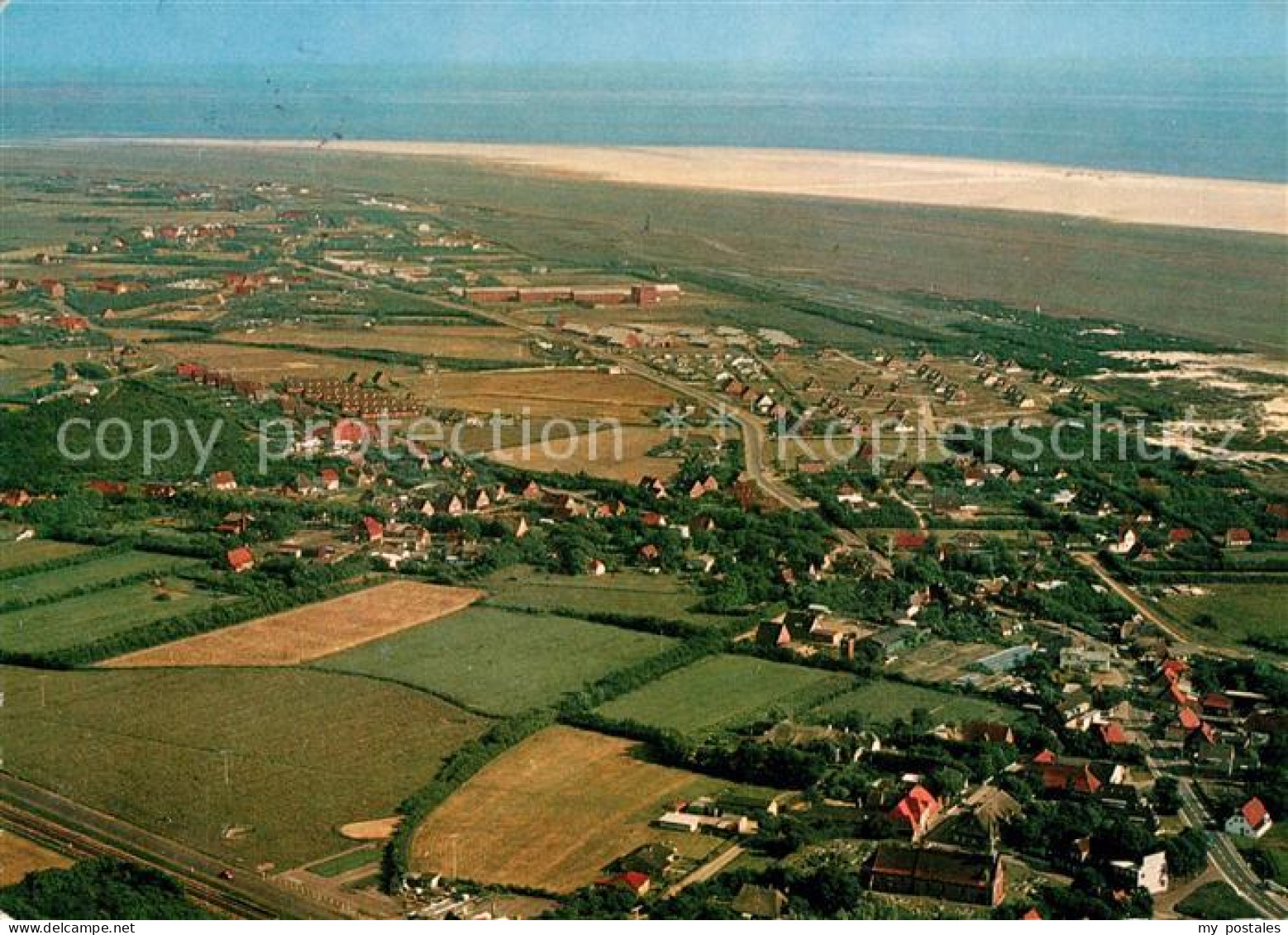 73543525 St Peter-Ording Fliegeraufnahme Mit OT Boehl St Peter-Ording - St. Peter-Ording