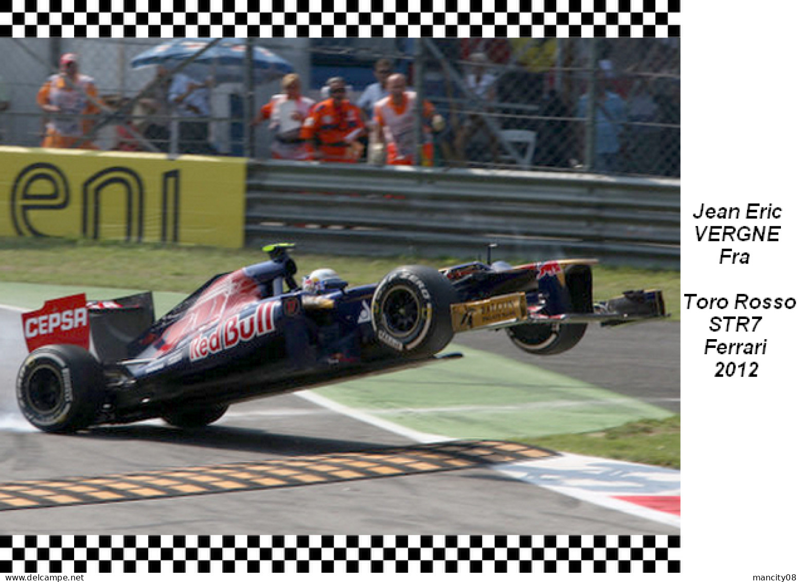 Jean Eric  Vergne  Toro Rosso  STR7   2012 - Grand Prix / F1