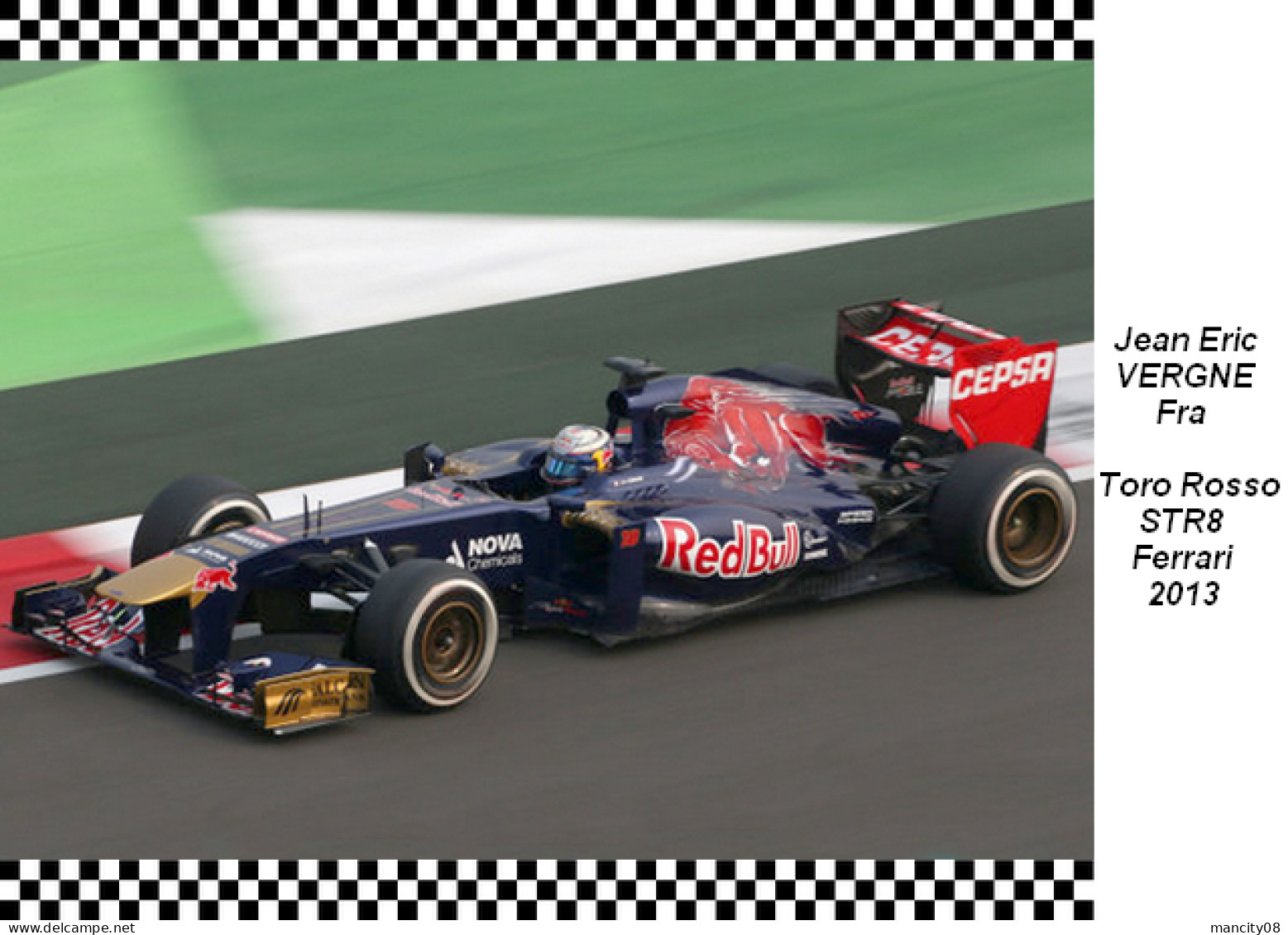 Jean Eric  Vergne  Toro Rosso  STR8   2013 - Grand Prix / F1