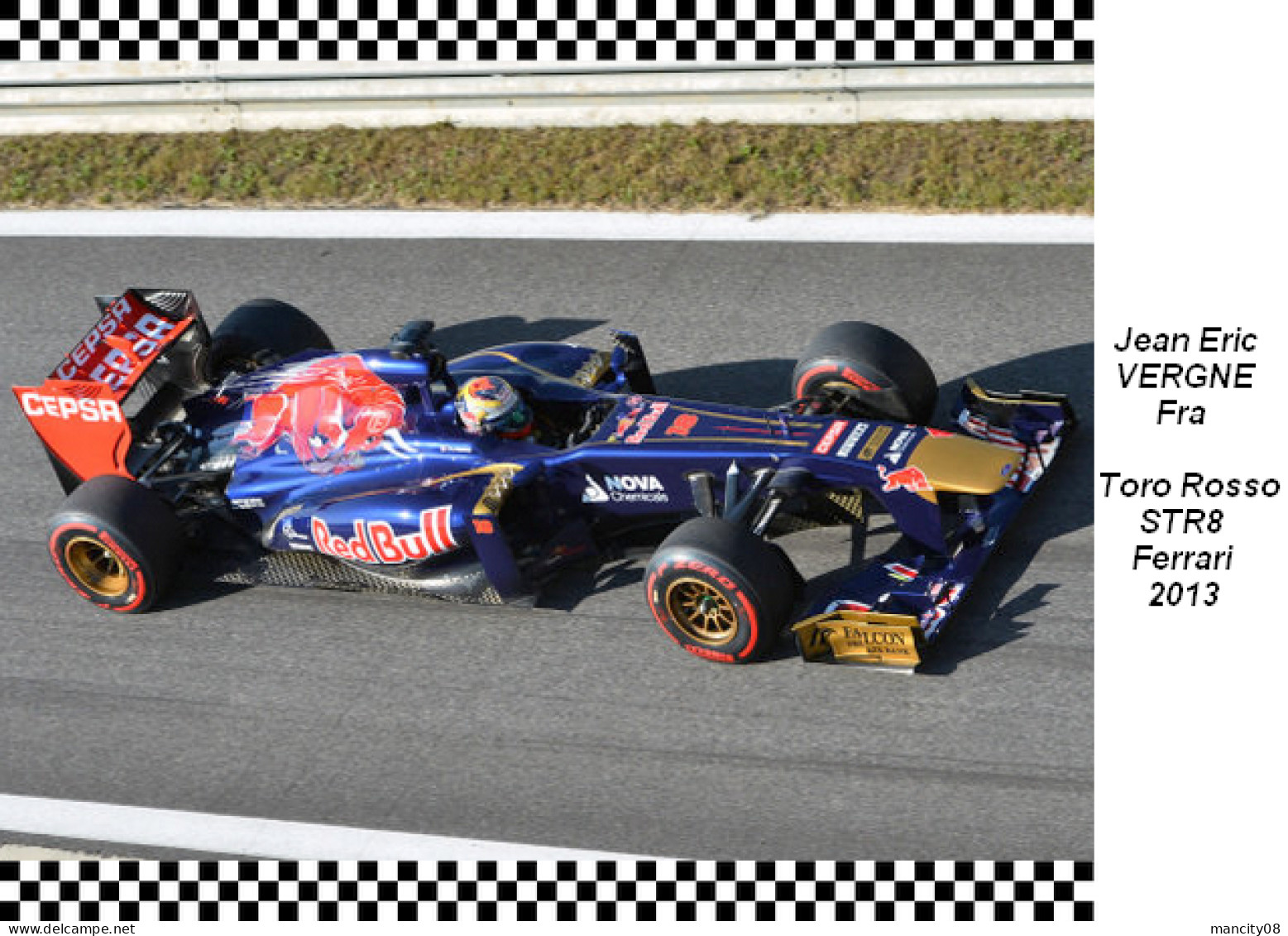 Jean Eric  Vergne  Toro Rosso  STR8   2013 - Grand Prix / F1