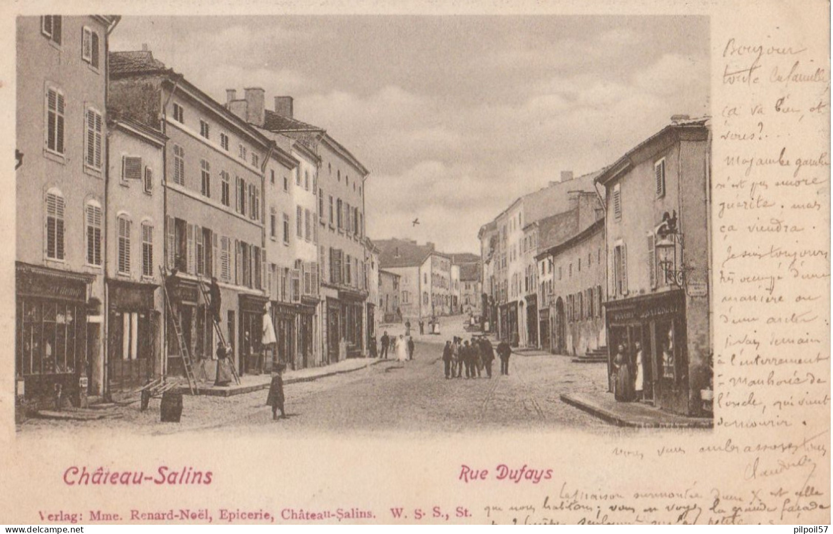 57 - CHATEAU SALINS - Rue Dufays - Chateau Salins