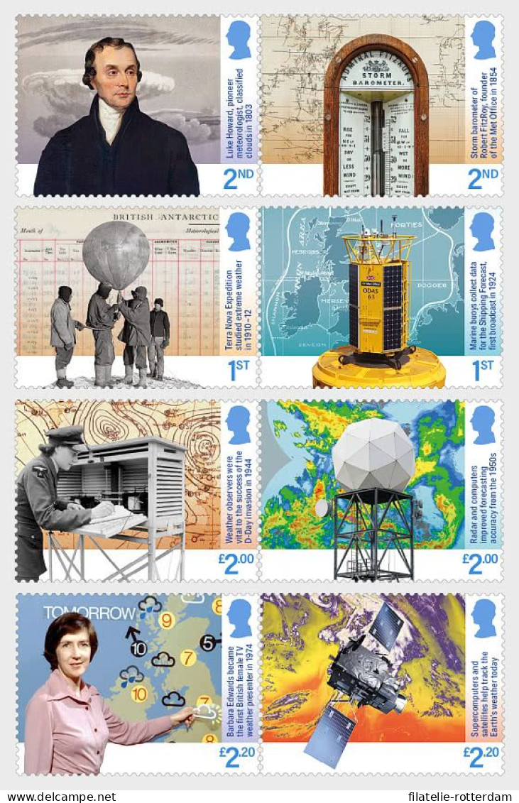 Great Britain / Groot-Brittannië - Postfris / MNH - Complete Set Weather Forecasting 2024 - Nuevos