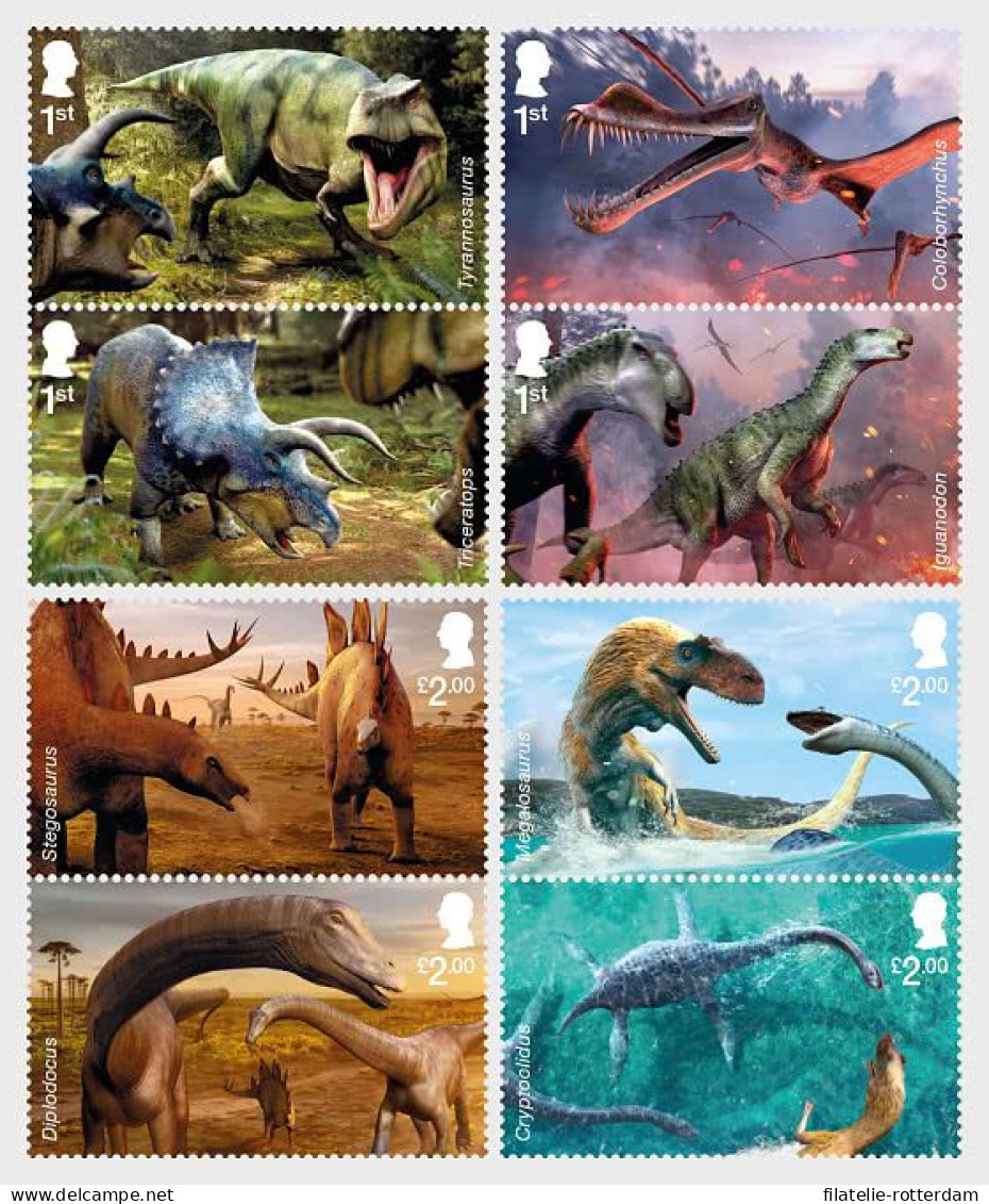 Great Britain / Groot-Brittannië - Postfris / MNH - Complete Set Age Of The Dinosaurs 2024 - Ungebraucht