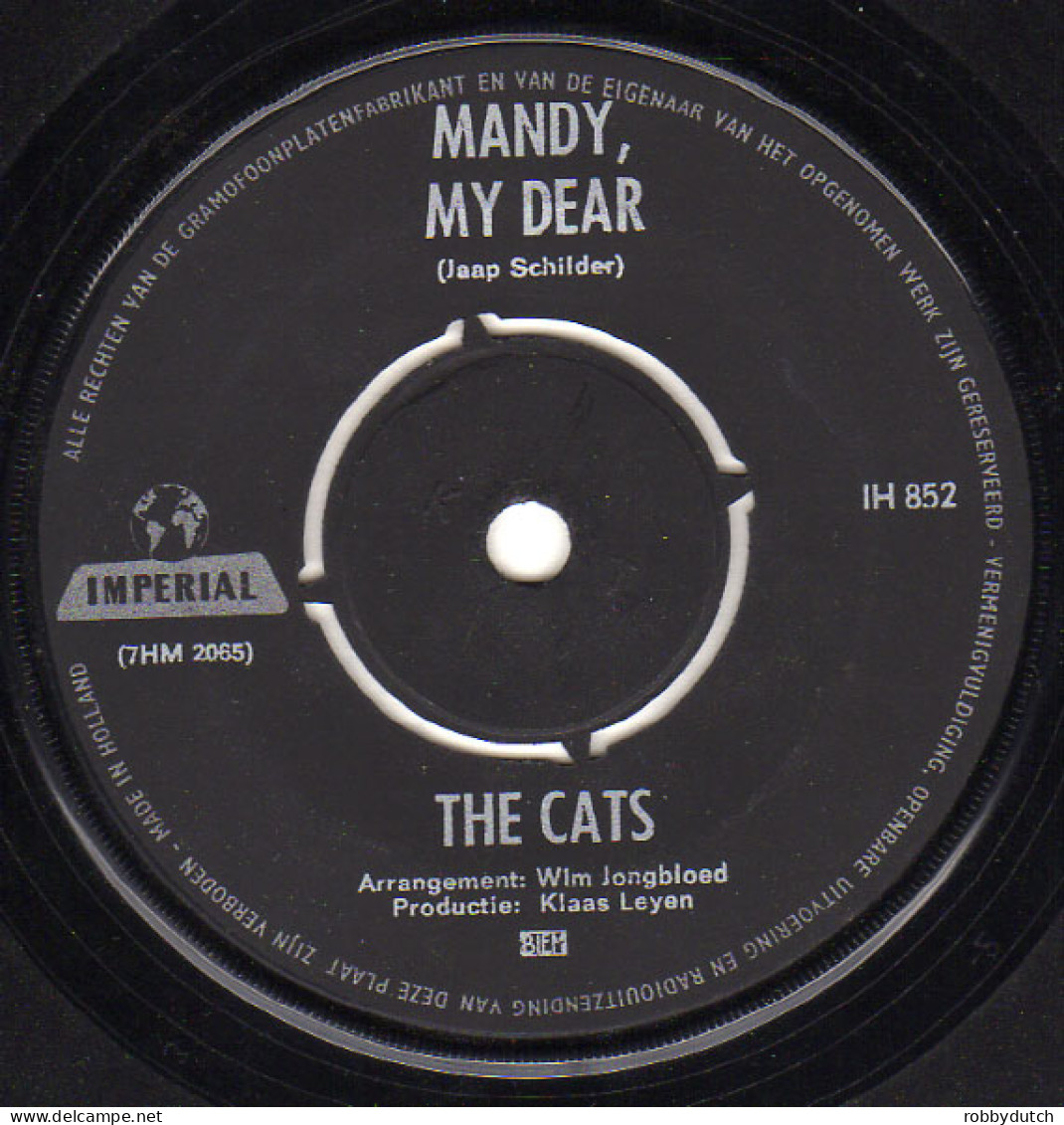 * 7" *  The CATS - WHY (Holland 1970) - Disco & Pop