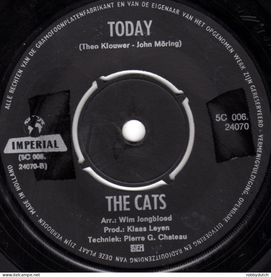 * 7" *  The CATS - SCARLET RIBBONS (Holland 1969) - Disco, Pop