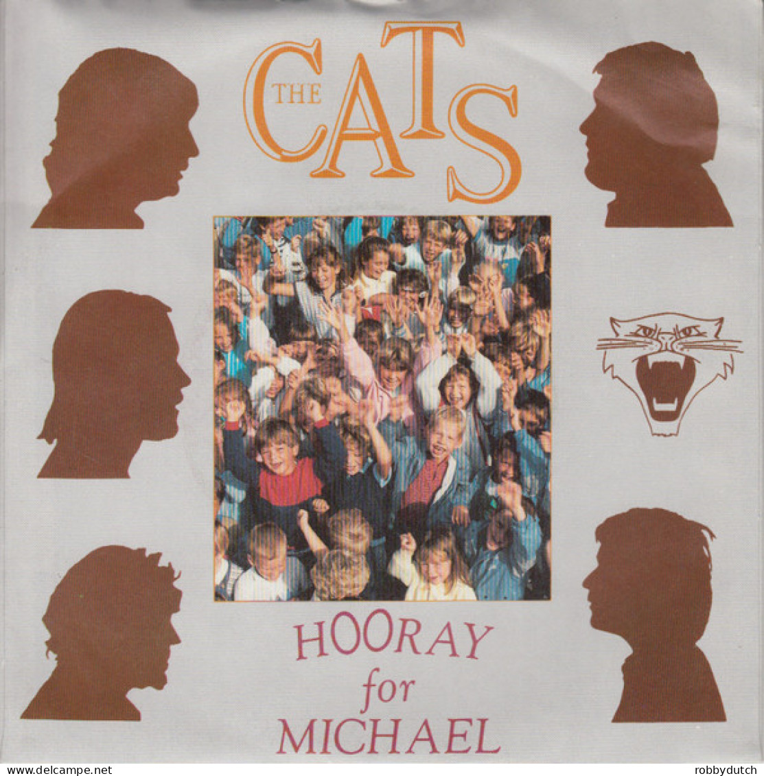 * 7" *  The CATS - HOORAY FOR MICHAEL (Holland 1985 EX-) - Disco & Pop