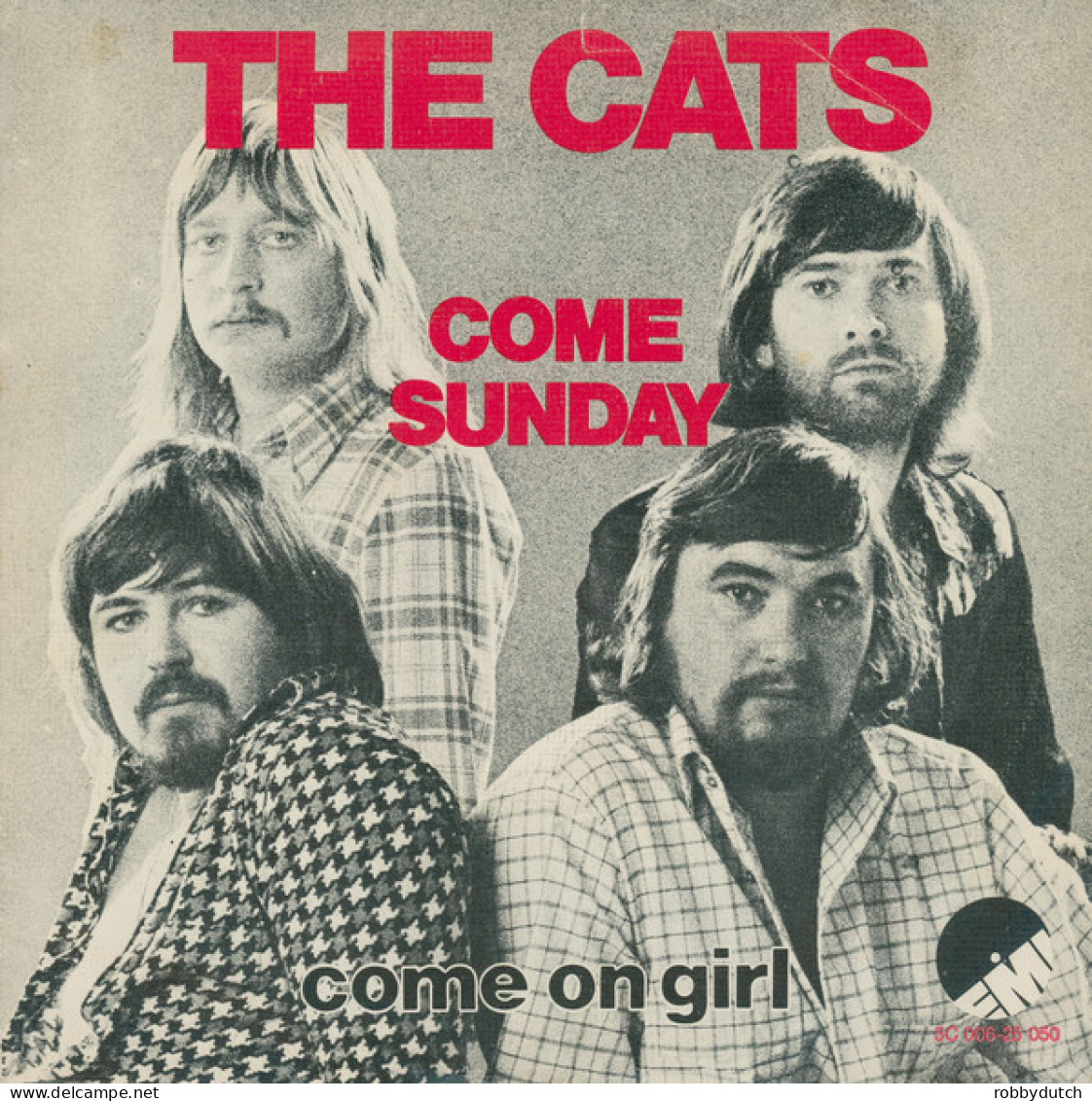 * 7" *  The CATS - COME SUNDAY (Holland 1974) - Disco & Pop