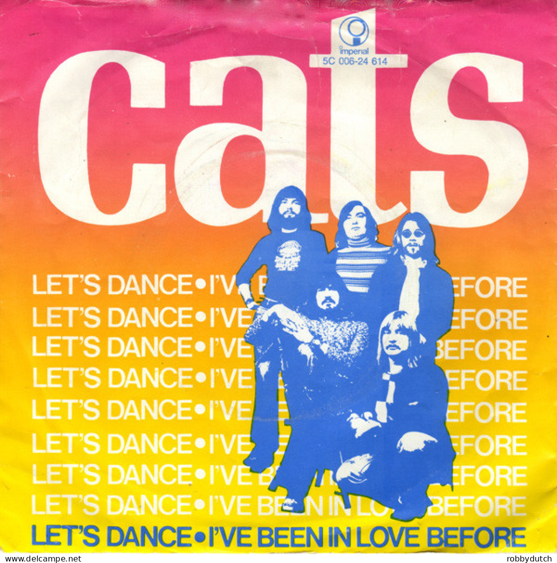 * 7" *  THE CATS - LET'S DANCE (Holland 1972) - Disco & Pop