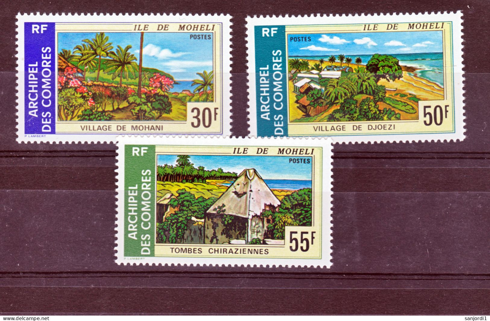 Comores 101/103 Iles  Neuf ** TB MNH Sin Charnela Cote 12.5 - Unused Stamps