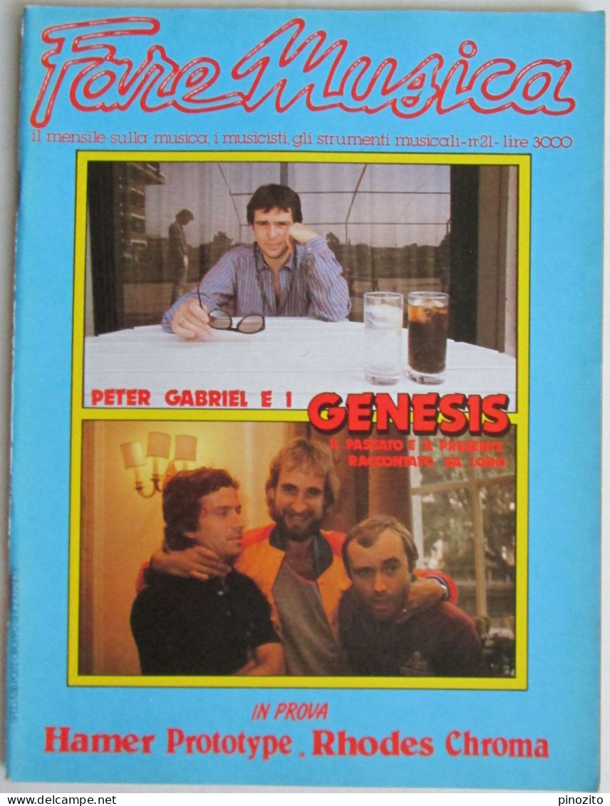 FAREMUSICA 21 1982 Peter Gabriel Genesis Ian Anderson Peter Green Gato Barbieri - Muziek