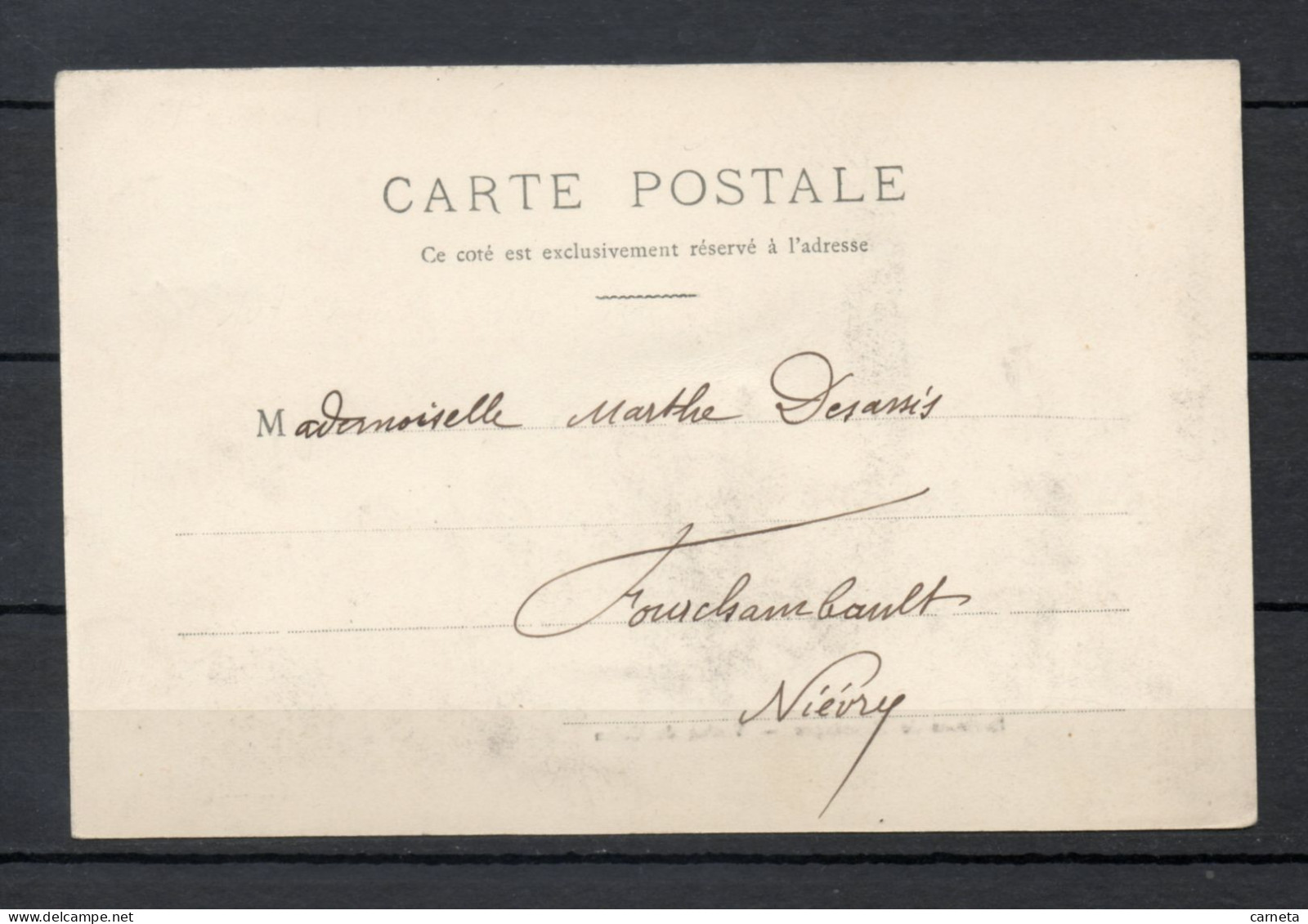 FRANCE   N° 107   SUR  CARTE POSTALE    OBLITERE   COTE ? €     TYPE BLANC - 1900-29 Blanc