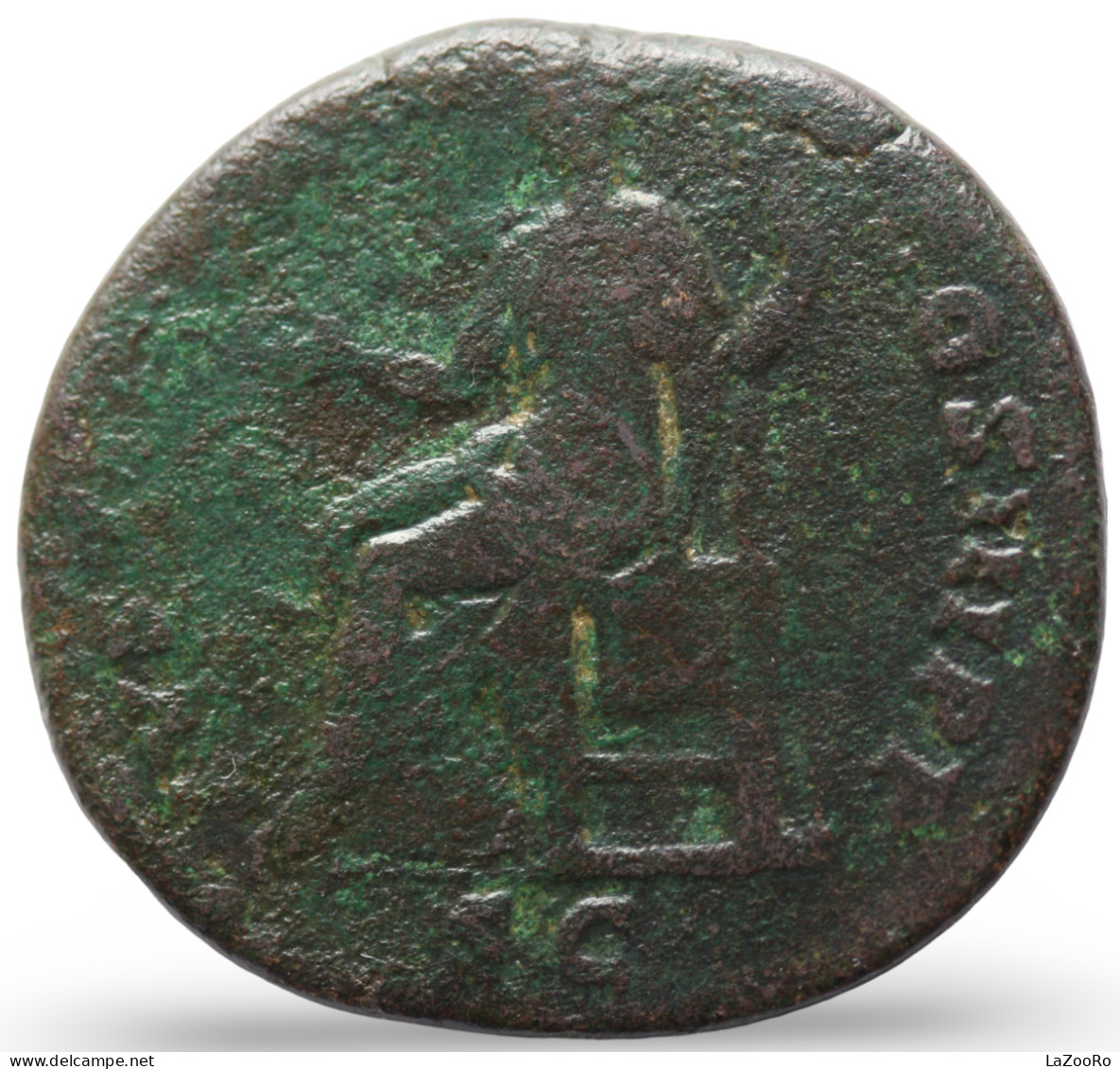 LaZooRo: Roman Empire - AE As Of Hadrian (117-138 AD), Justitia, Rare Only One In OCRE - The Anthonines (96 AD To 192 AD)