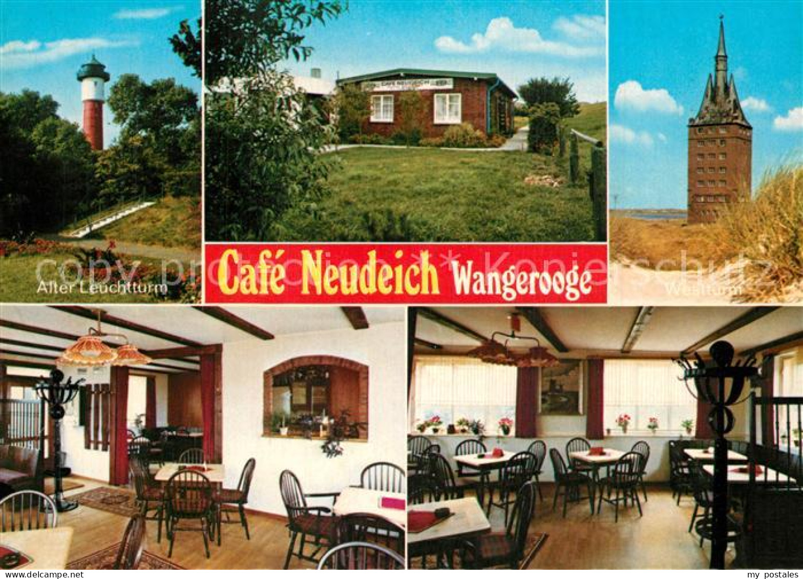 73542932 Wangerooge Nordseebad Cafe Neudeich Leuchtturm Westturm Wangerooge Nord - Wangerooge