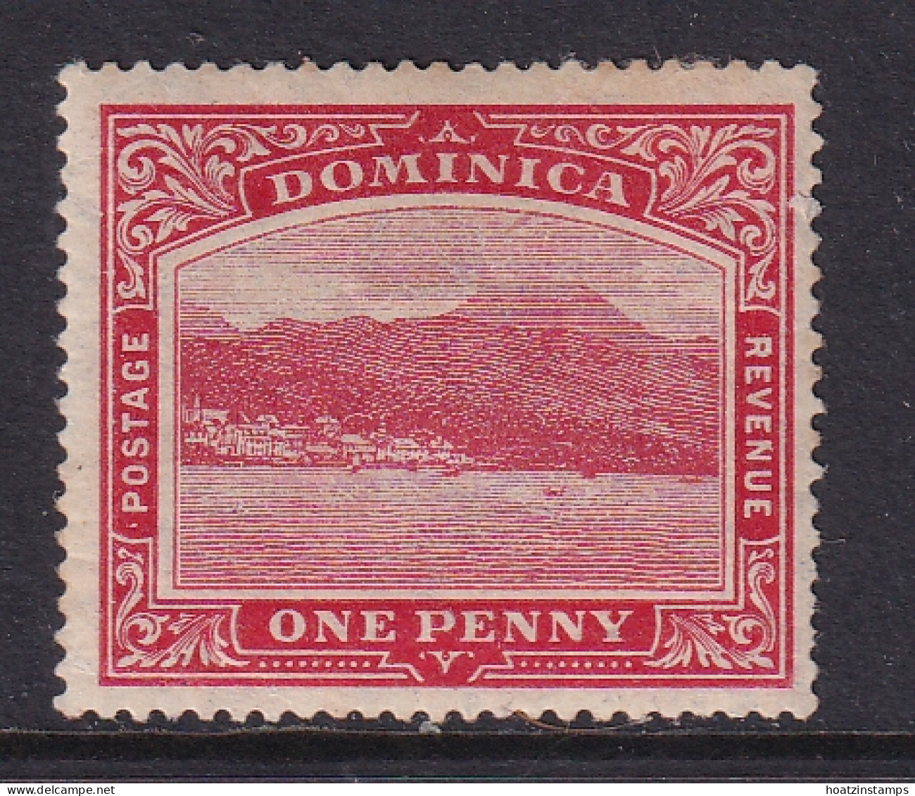Dominica: 1908/20   Rouseau From The Sea    SG48    1d   Carmine-red      MH - Dominica (...-1978)