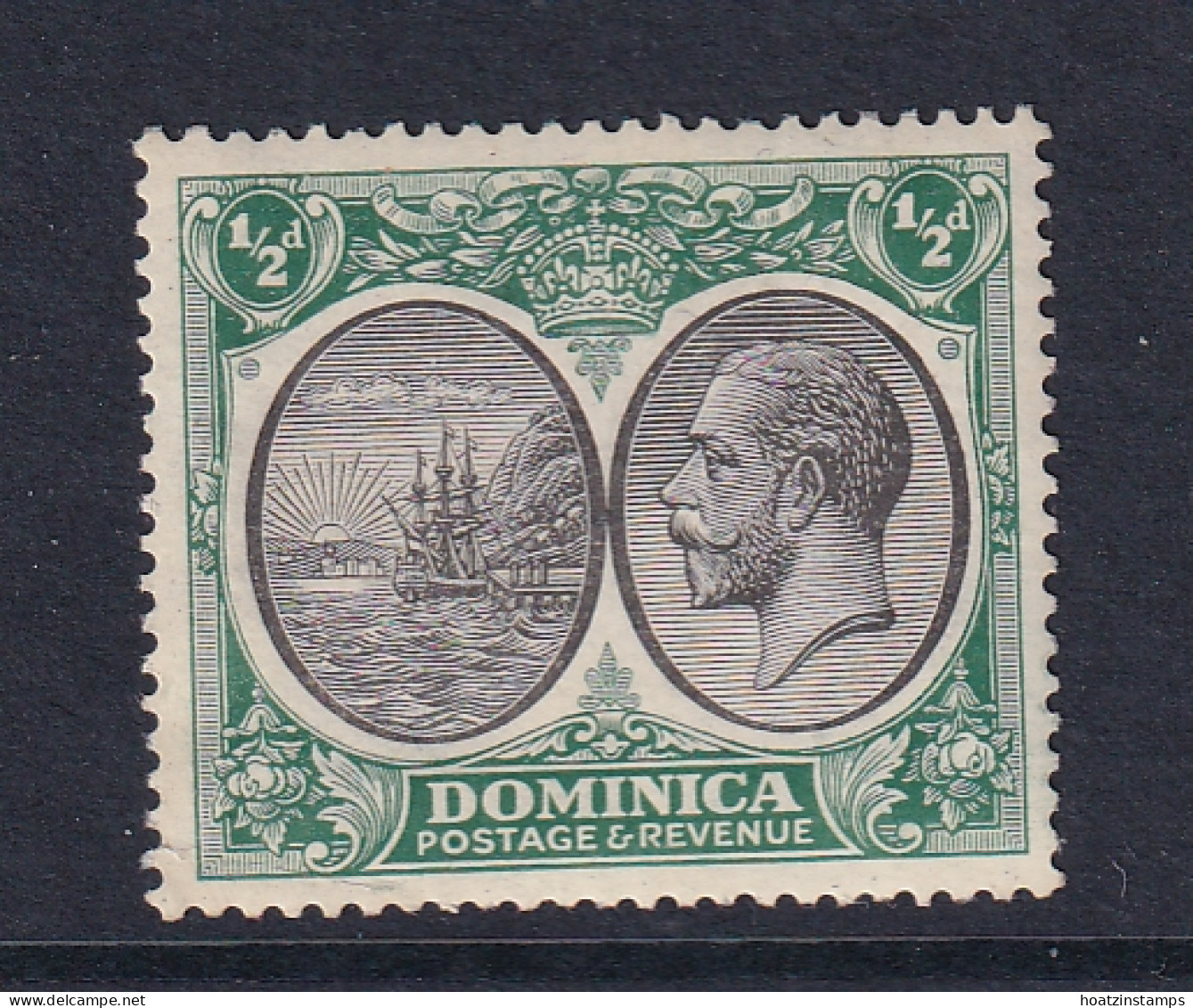 Dominica: 1923/33   KGV    SG71    ½d       MH - Dominica (...-1978)