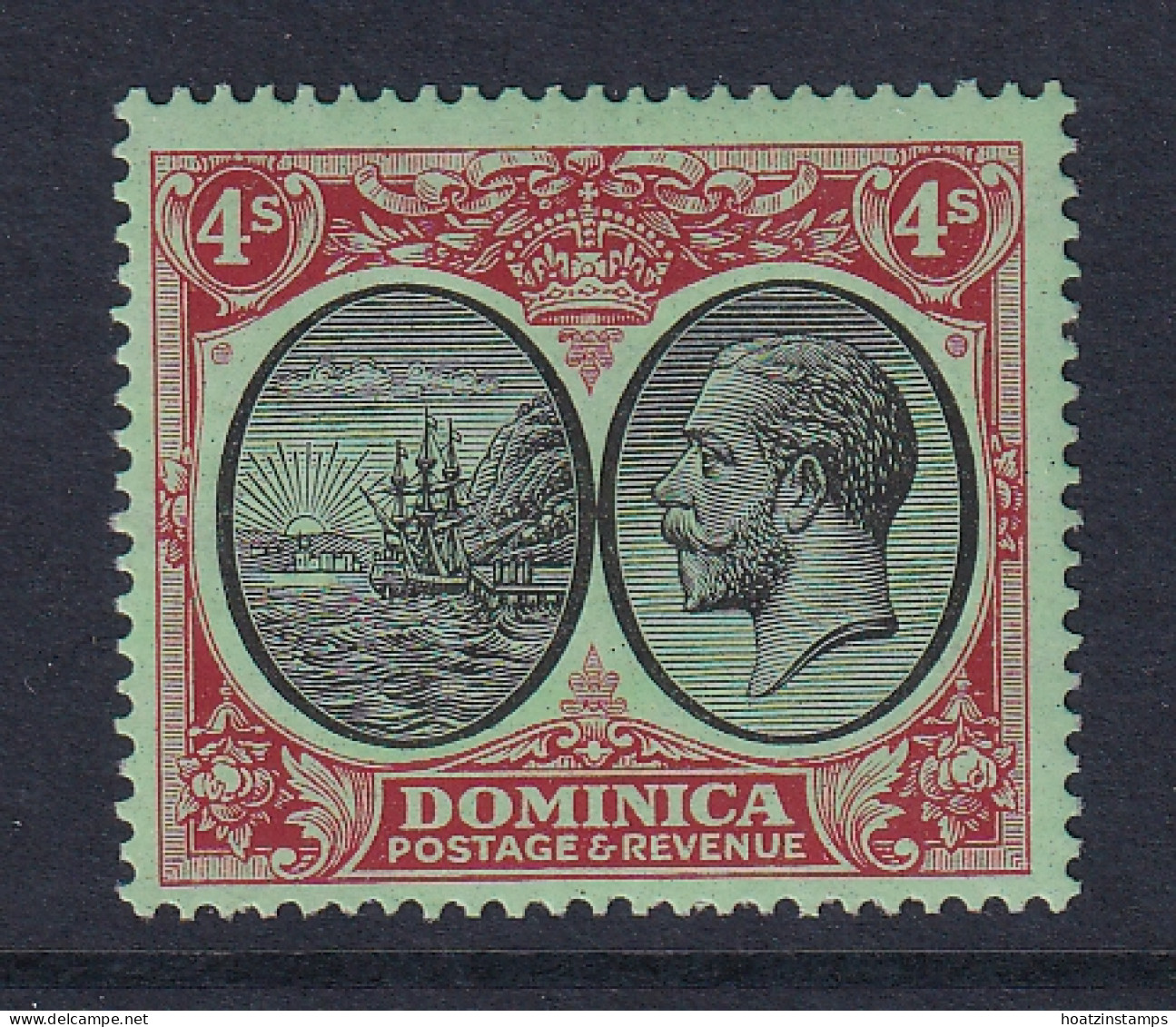 Dominica: 1923/33   KGV    SG87    4/-       MNH - Dominique (...-1978)