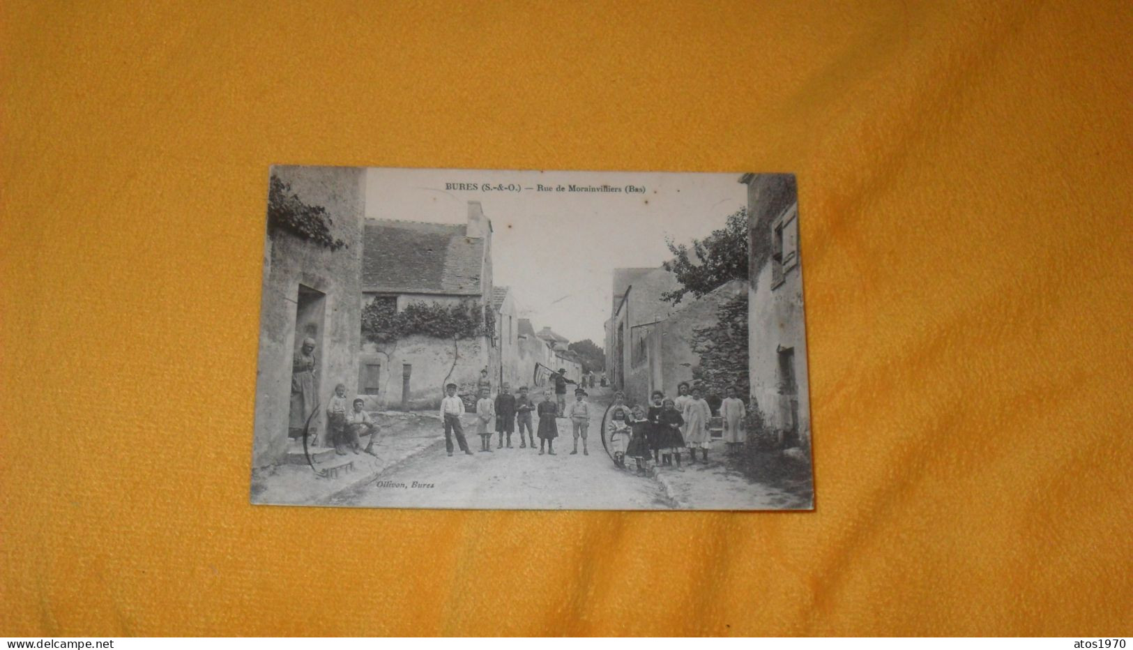 CARTE POSTALE ANCIENNE CIRCULEE DATE ?../ BURES.- RUE DE MORAINVILLIERS BAS... - Bures Sur Yvette