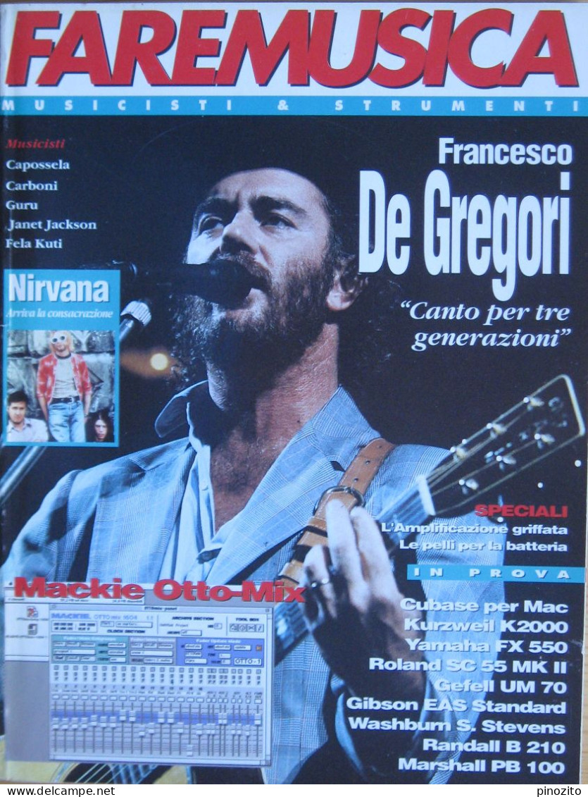 FAREMUSICA 149 1993 Francesco De Gregori Nirvana Vinicio Capossela Janet Jackson Fela Kuti OMD - Musique