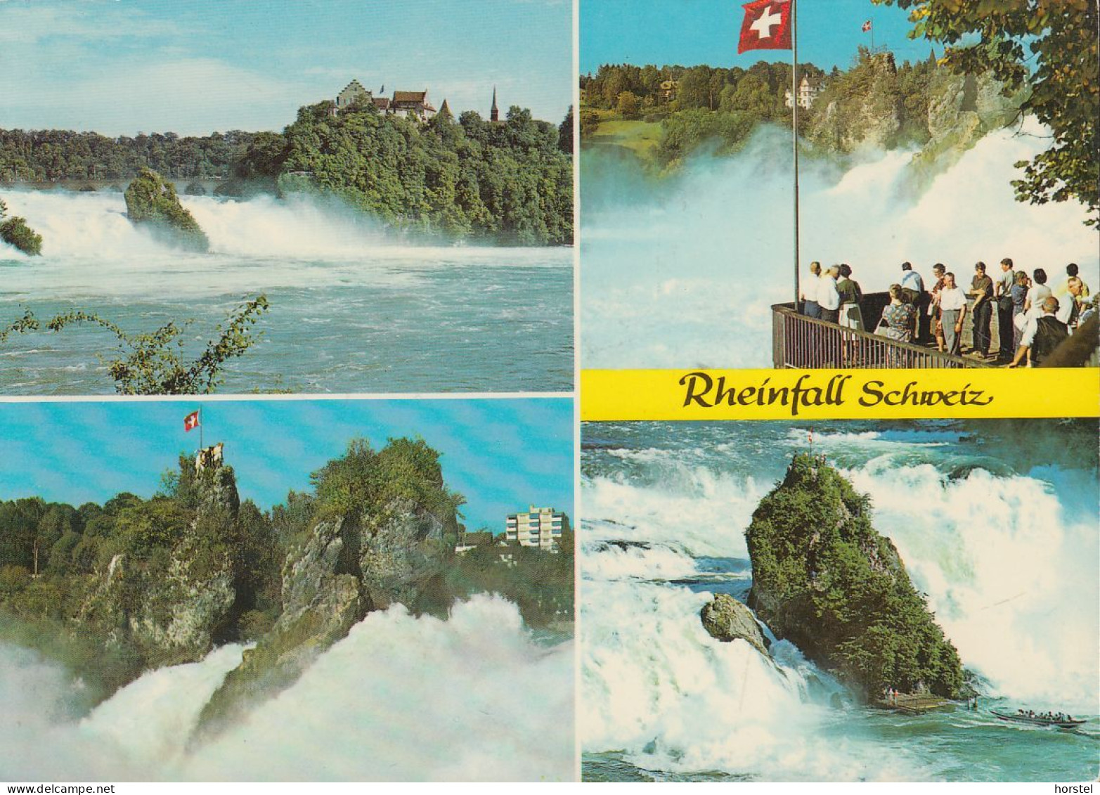 Schweiz - Rheinfall Bei Neuhausen - 4 Alte Ansichten - Neuhausen Am Rheinfall