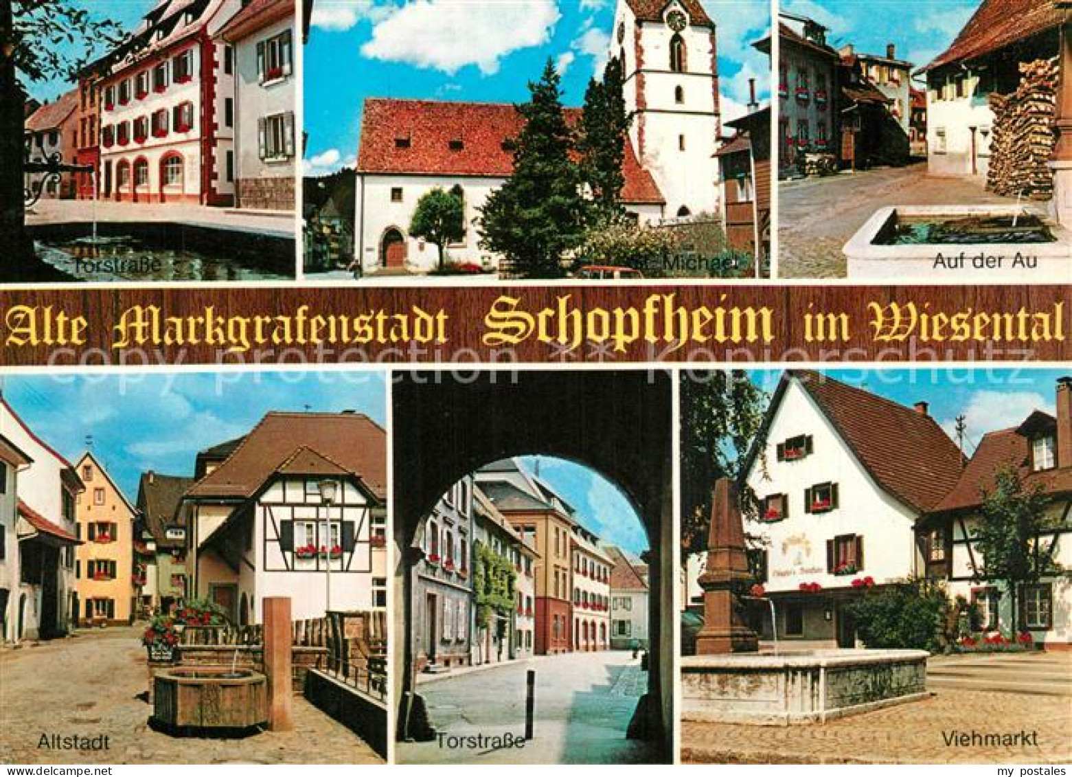 73542382 Schopfheim Viehmarkt Altstadt Auf Der Au Torstrasse  Schopfheim - Schopfheim