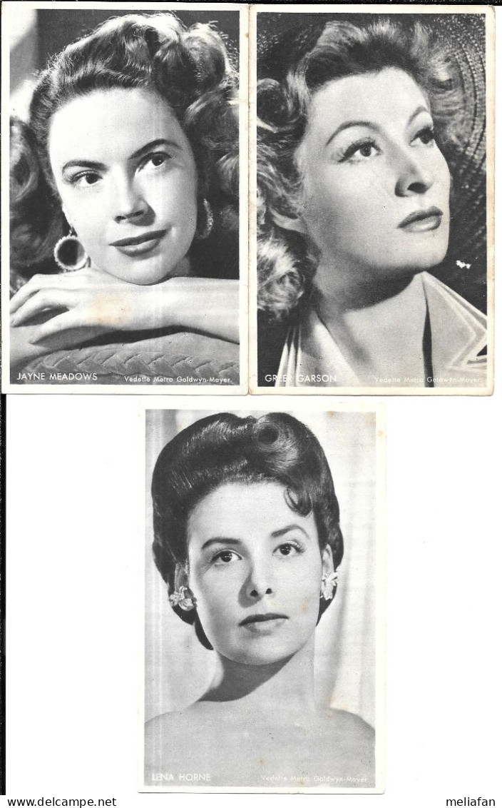 AJ48 - CARTES CHOCOLAT KWATTA - GREER GARSON - JAYNE MEADOWS - LENA HORNE - Photos