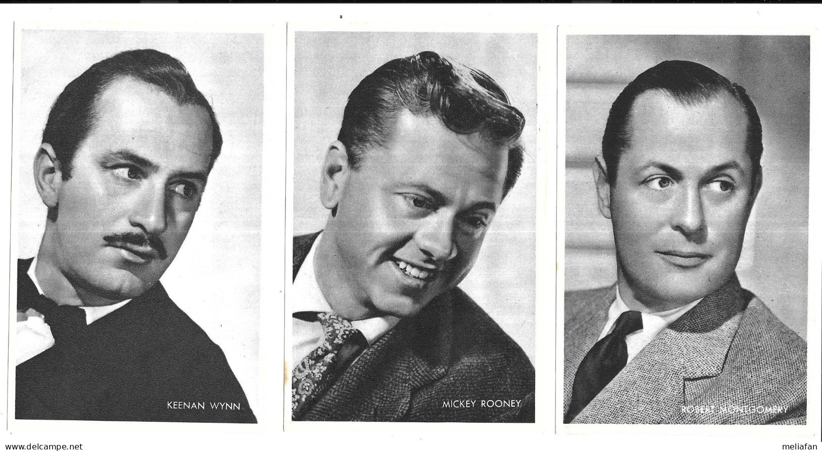 CZ38 - CARTES CHOCOLAT KWATTA - KEENAN WYNN - MICKEY ROONEY - ROBERT MONTGOMERY - Photos