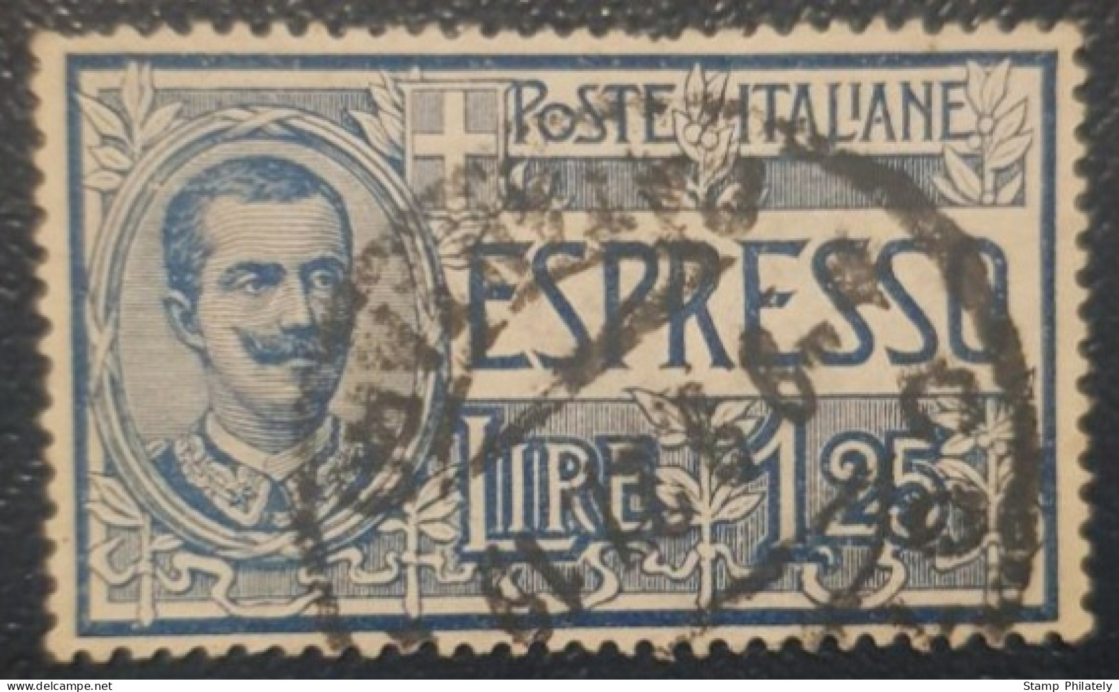 Italy 1.25L Classic Used Postmark Express Stamp - Oblitérés