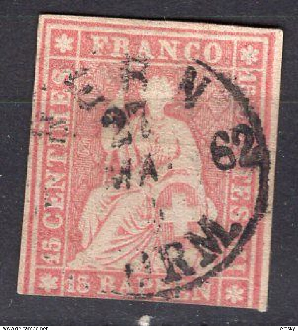 T1629 - SUISSE SWITZERLAND Yv N°28 - Gebraucht