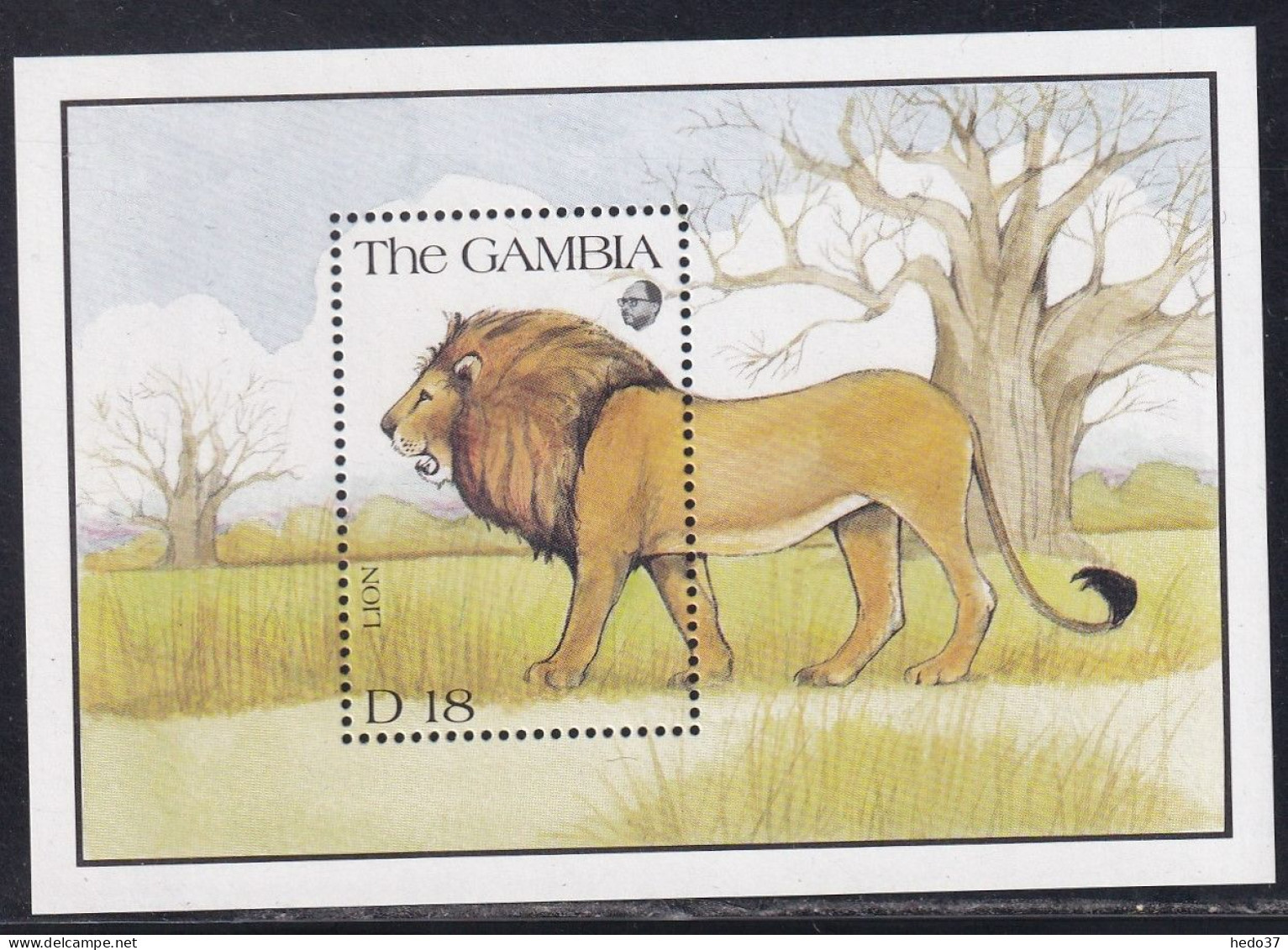 Gambie BF N°120 - Lion - Neuf ** Sans Charnière - TB - Gambie (1965-...)