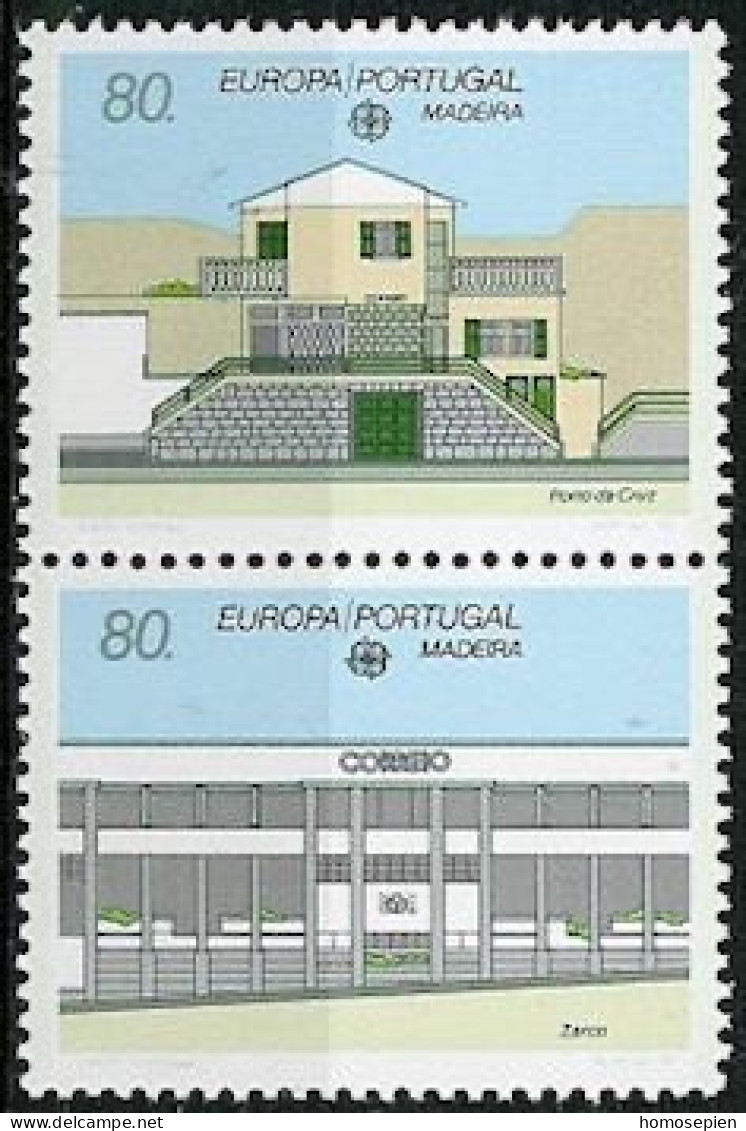 Europa CEPT 1990 Madère - Madeira - Portugal Y&T N°140 à 141 - Michel N°133 à 134 *** - Se Tenant - 1990
