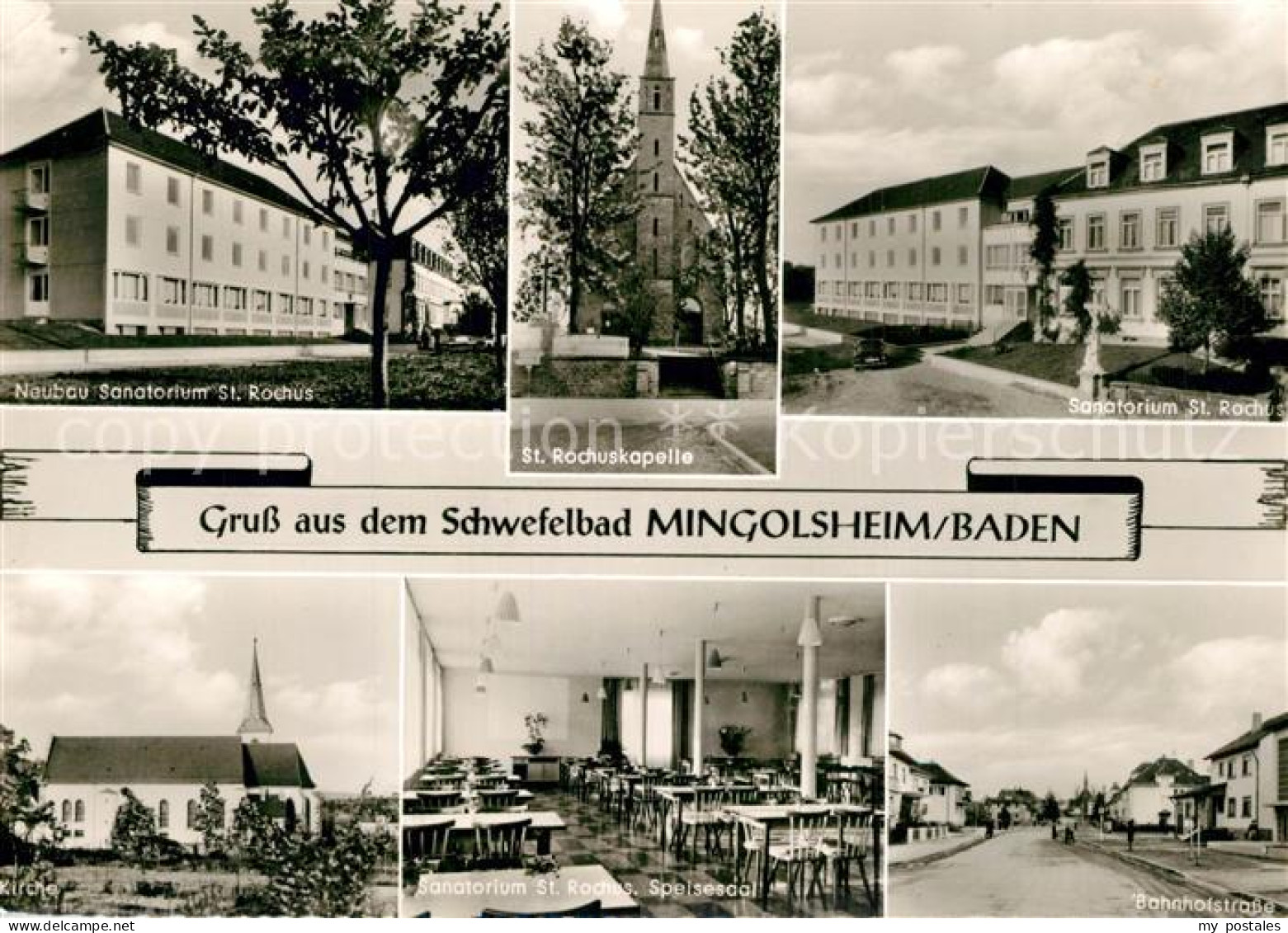 73542303 Mingolsheim Neubau Sanatorium Sankt Rochus Rochuskapelle Kirche Mingols - Bad Schönborn