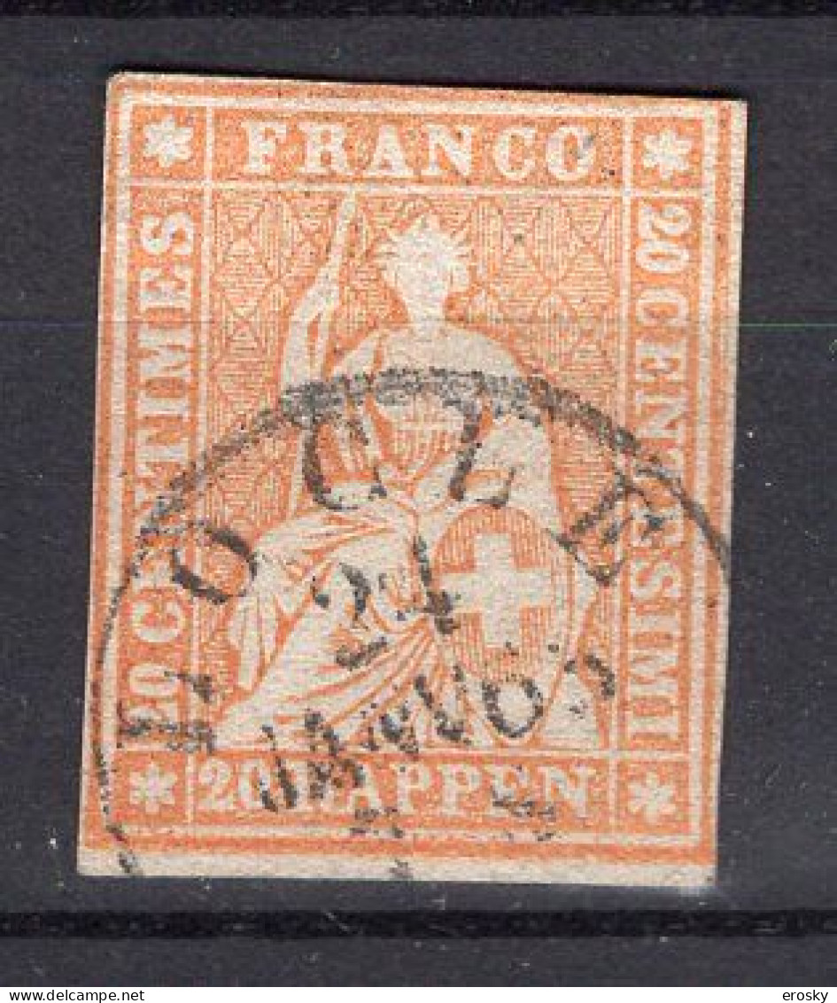 T1633 - SUISSE SWITZERLAND Yv N°29 Amincy Thin - Used Stamps