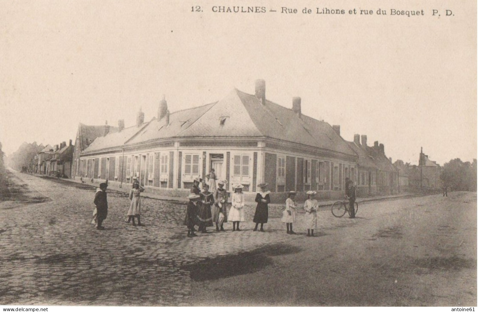 CHAULNES --  Rue De Lihons Et Rue Du Bosquet - Chaulnes