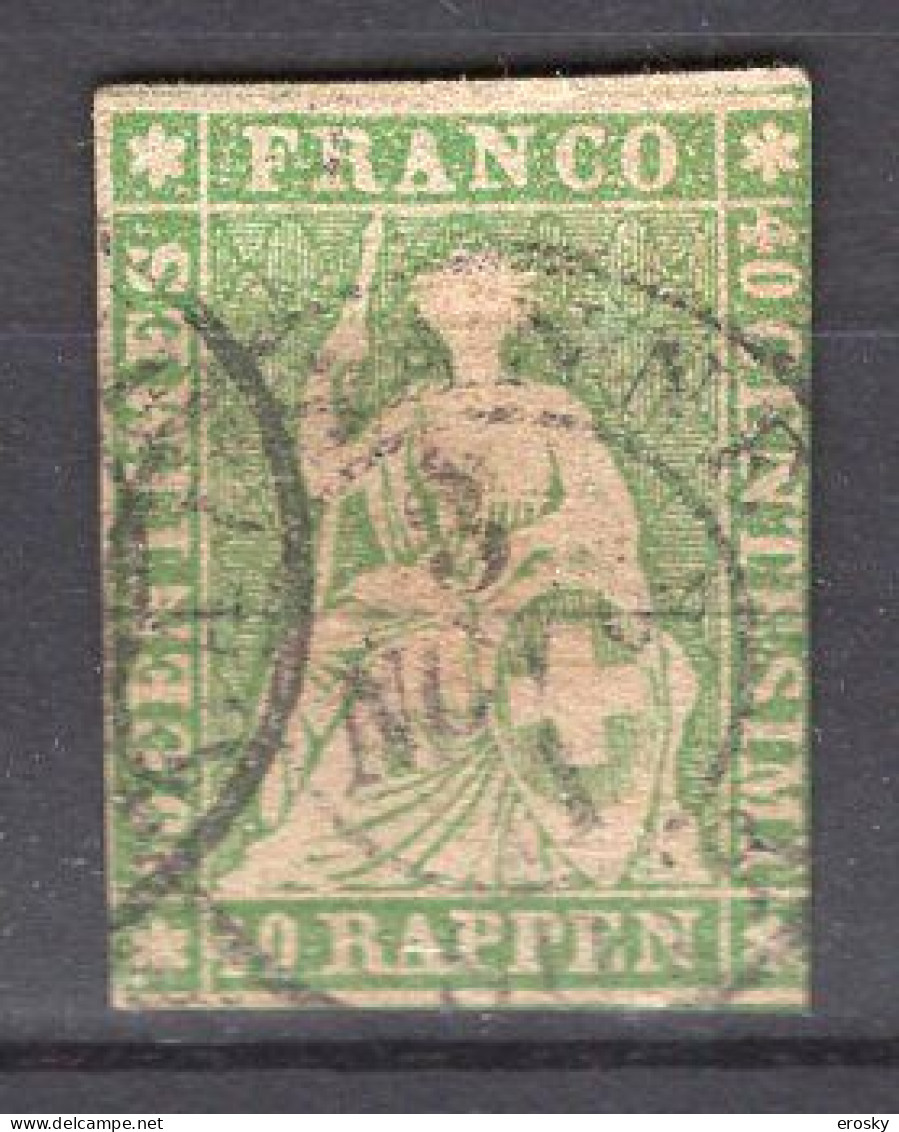 T1635 - SUISSE SWITZERLAND Yv N°30 - Usados