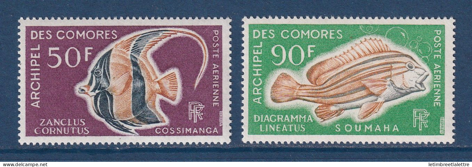 Comores - YT PA N° 23 Et 24 ** - Neuf Sans Charnière - Poste Aérienne - 1968 - Poste Aérienne