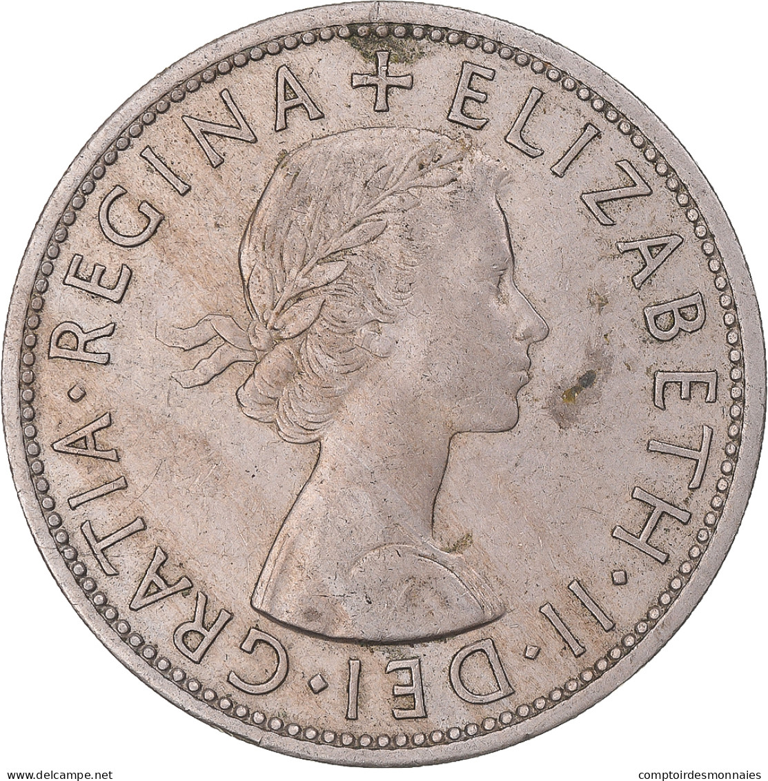 Monnaie, Grande-Bretagne, 1/2 Crown, 1959 - K. 1/2 Crown