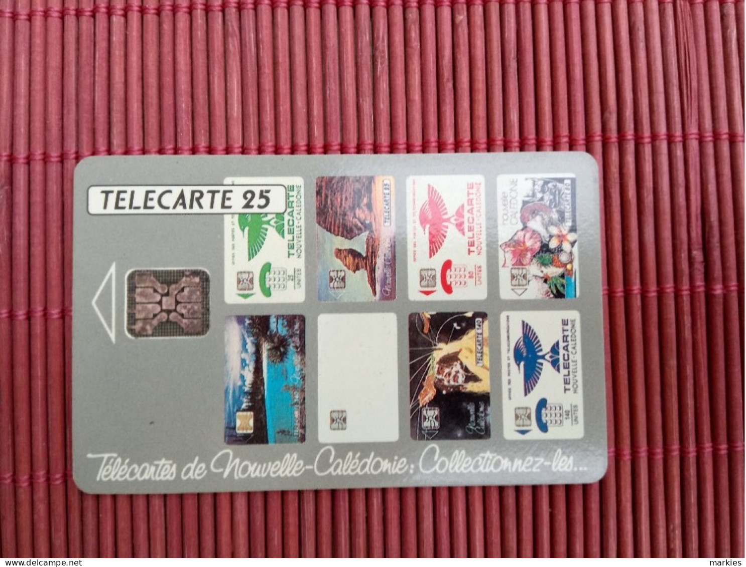 Phonecard Nouvelle Calledonie 25 Units  Used Rare - Nouvelle-Calédonie