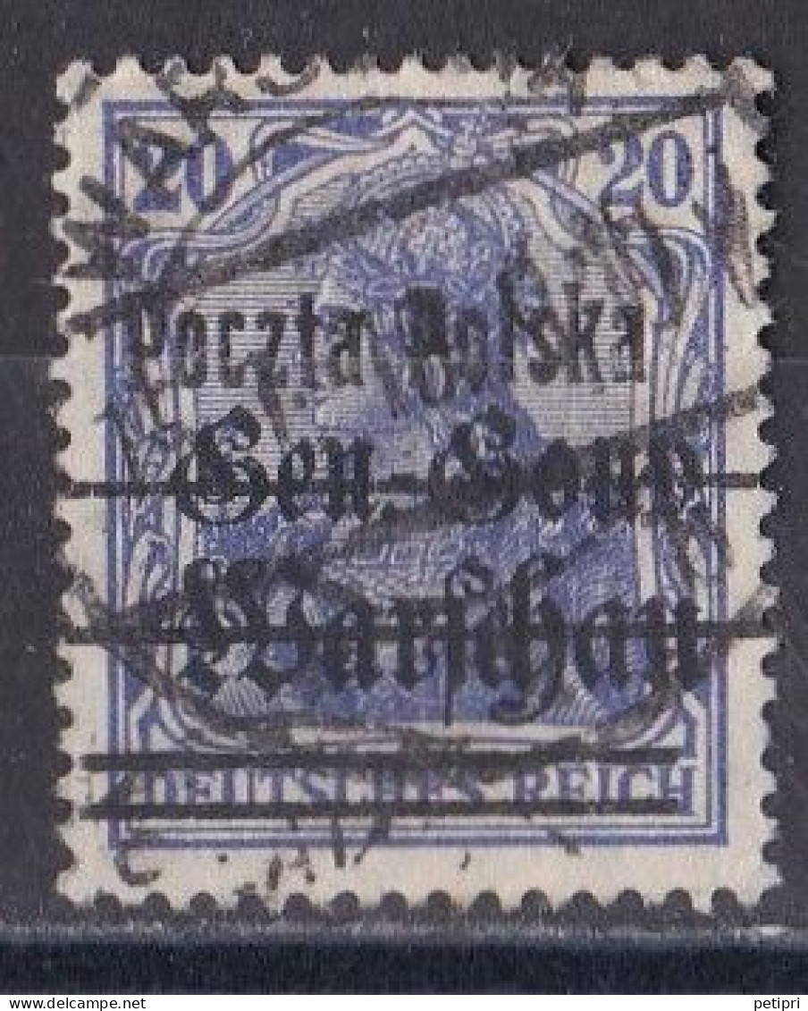 Pologne Occupation Allemande 1918  Y&T  N 11  Oblitéré - Usados