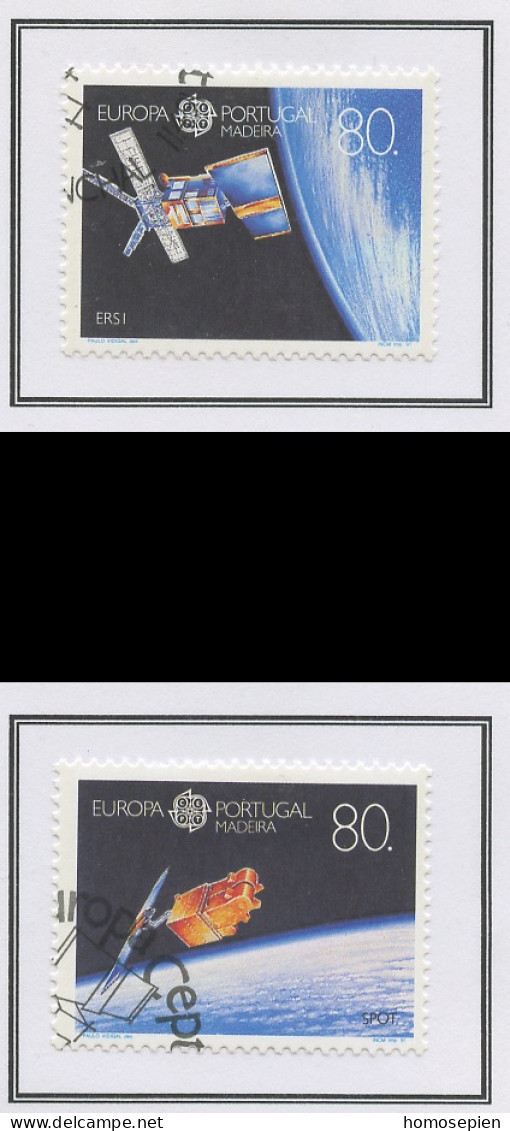 Madère - Madeira - Portugal 1991 Y&T N°154 à 155 - Michel N°147 à 148 (o) - EUROPA - Madère