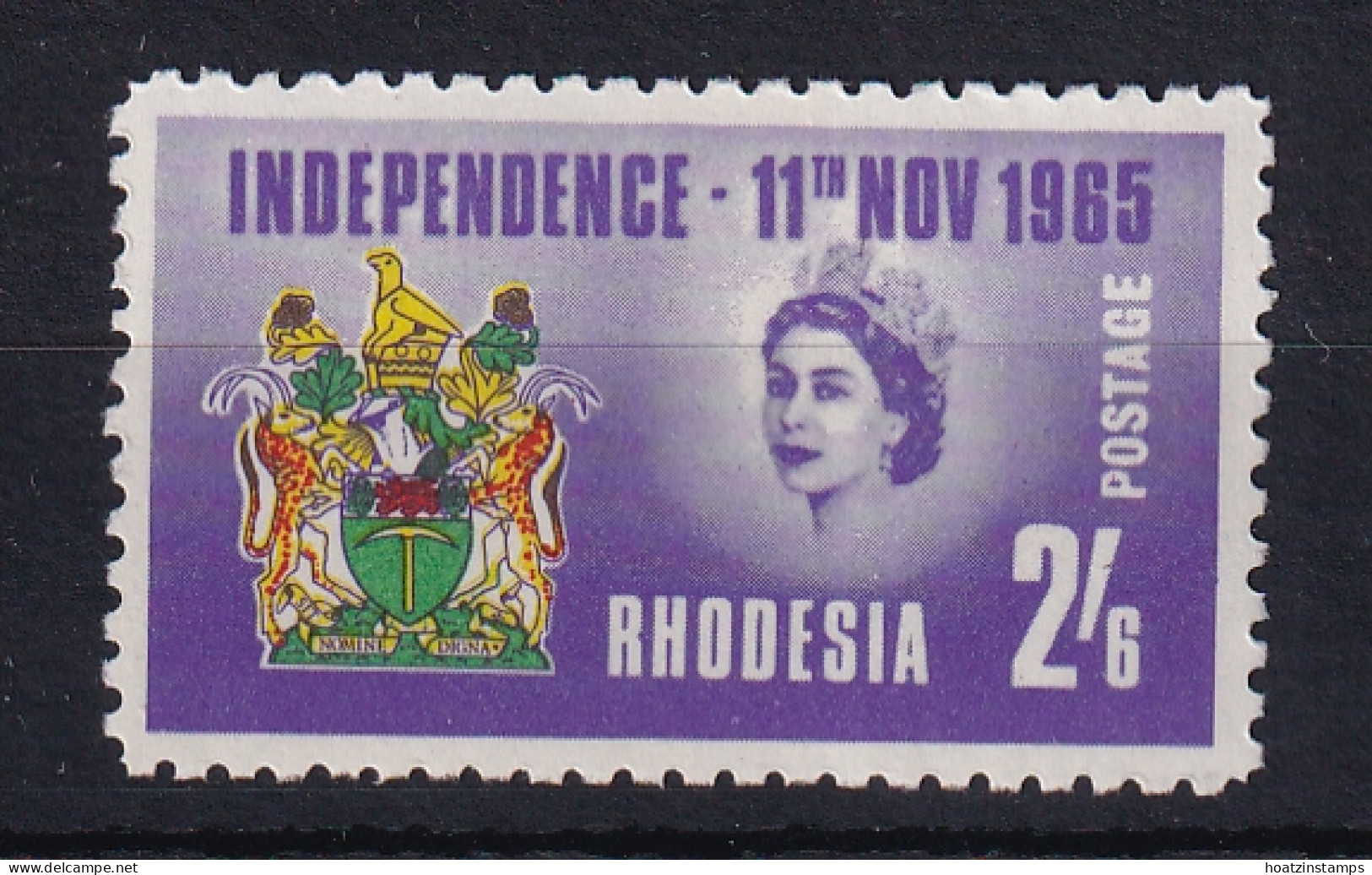 Rhodesia: 1965  Independence     SG358     2/6d   MNH - Rodesia (1964-1980)