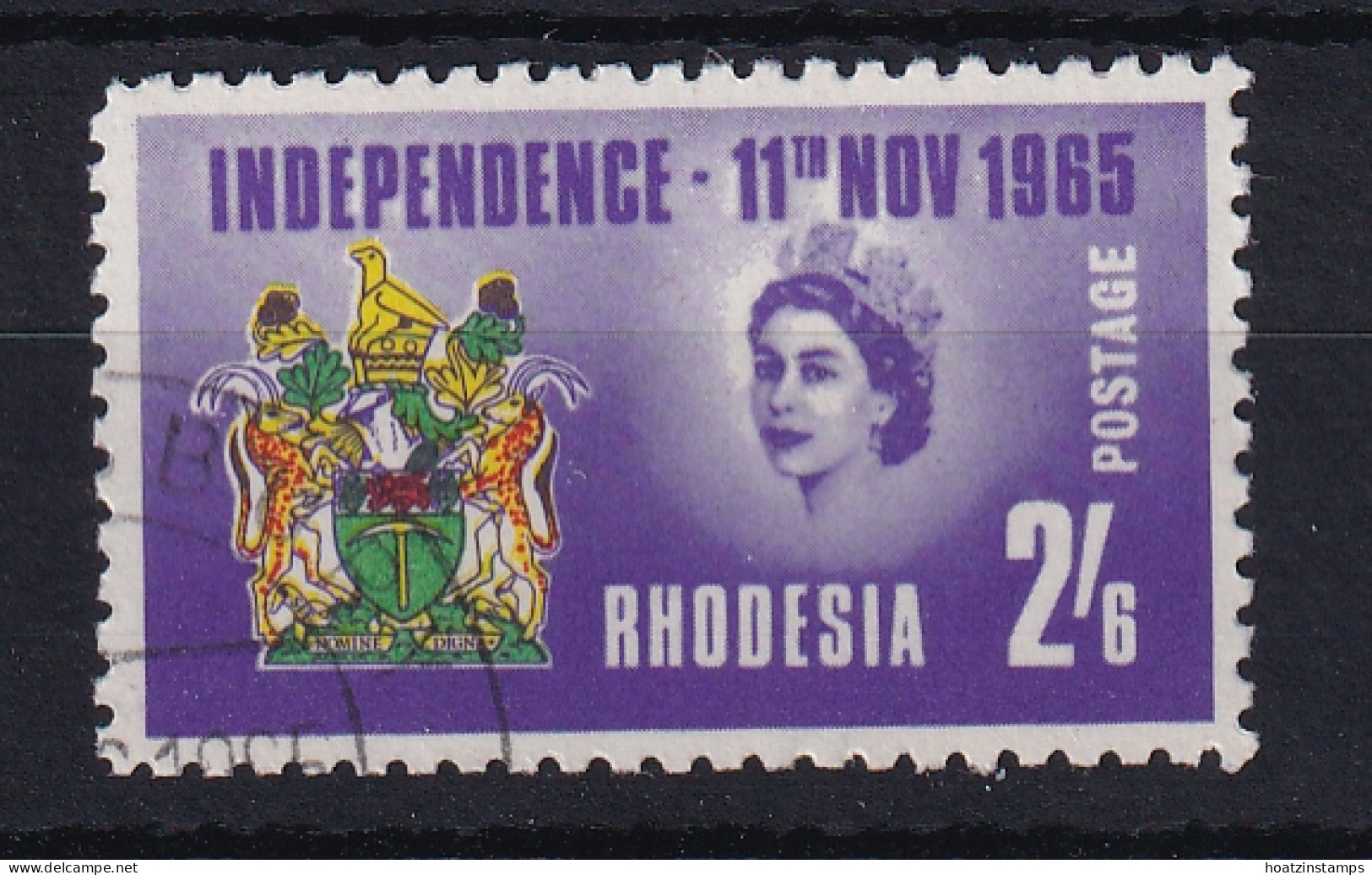 Rhodesia: 1965  Independence     SG358     2/6d   Used - Rhodésie (1964-1980)