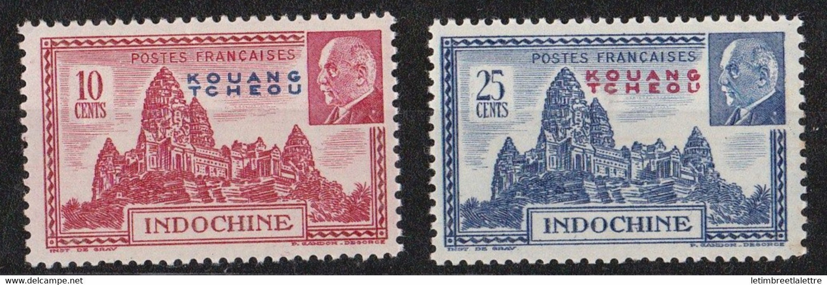 Kouang Tchéou - YT N° 138 Et 139 ** - Neuf Sans Charnière - 1941 - Neufs