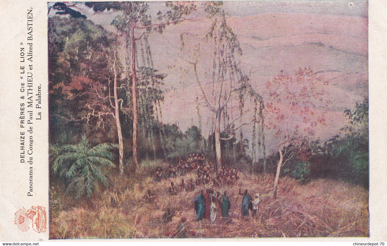 Panorama Du Congo De Paul MATHIEU Et Alfred BASTIEN La Palabre - Congo Belge