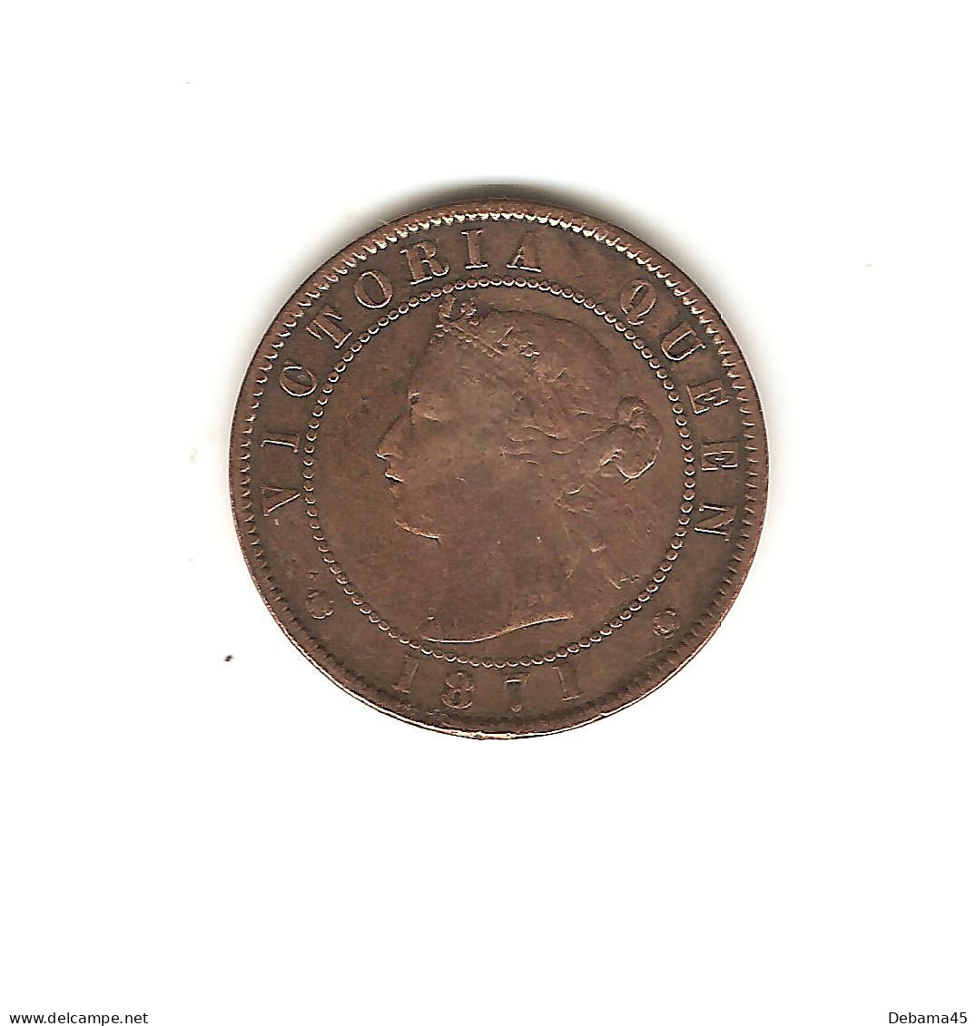 598/ Canada : Province Prince Edward Island : 1 Cent 1871 - Canada