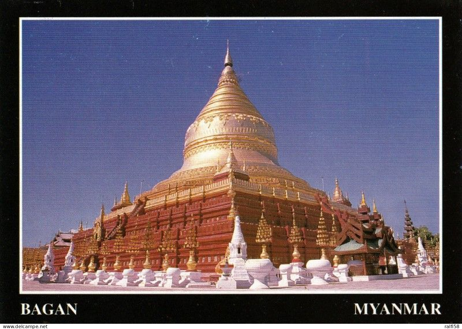 1 AK Myanmar * Shwezigon-Pagode - Ein Buddhistischer Stupa In Bagan - Erbaut 1059-1110 - Seit 2019 UNESCO Weltkulturerbe - Myanmar (Burma)