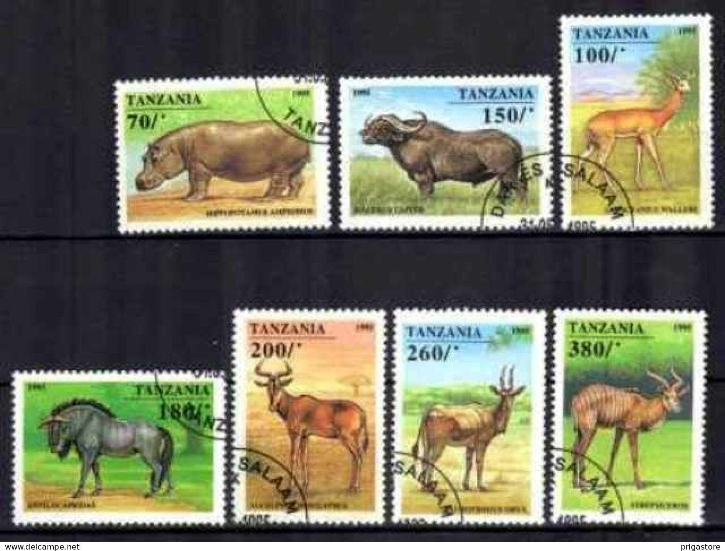 Tanzanie 1995 Animaux Sauvages (1) Yvert N° 1831 à 1837 Oblitéré Used - Tanzania (1964-...)