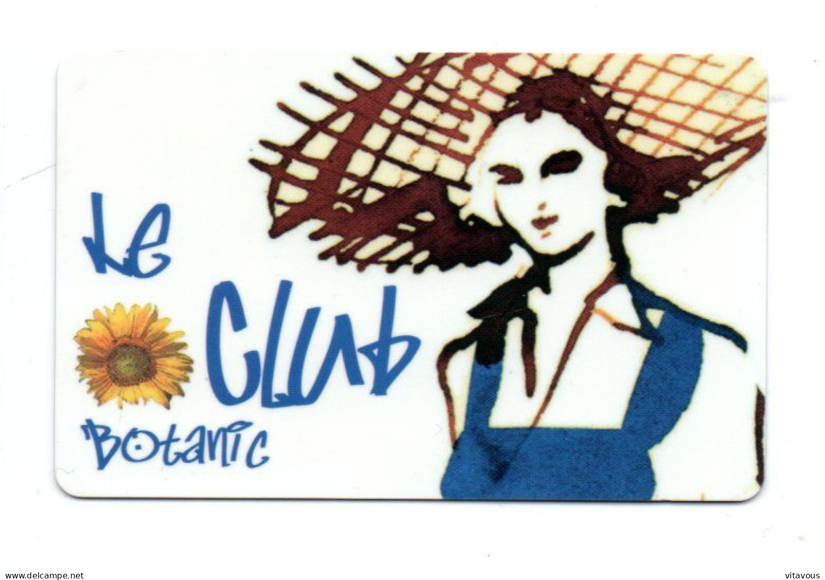 Carte Fidélité Club BOTANIC France  Card  (salon 584) - Tarjetas De Fidelización Y De Regalo