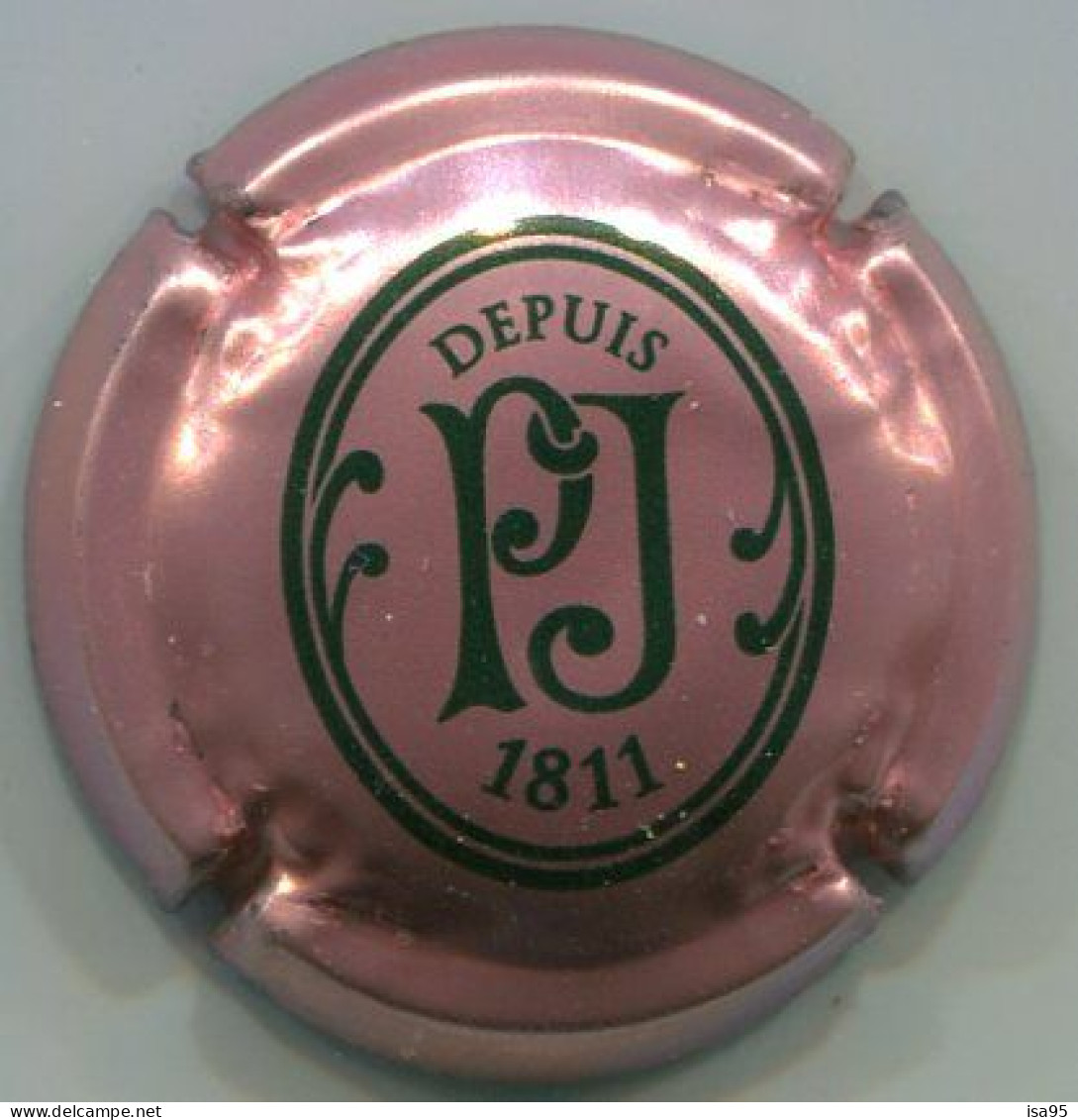 CAPSULE-CHAMPAGNE PERRIER-JOUET N°76 Rosé & Vert Blason Rosé Au Verso - Perrier Jouet
