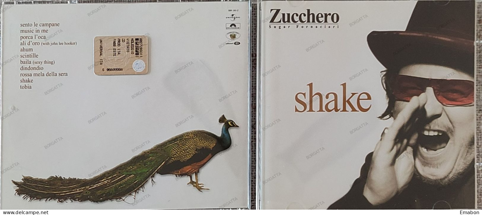 BORGATTA - ITALIANA - Cd  ZUCCHERO - SHAKE - POLYDOR 2001 -  USATO In Buono Stato - Other - Italian Music