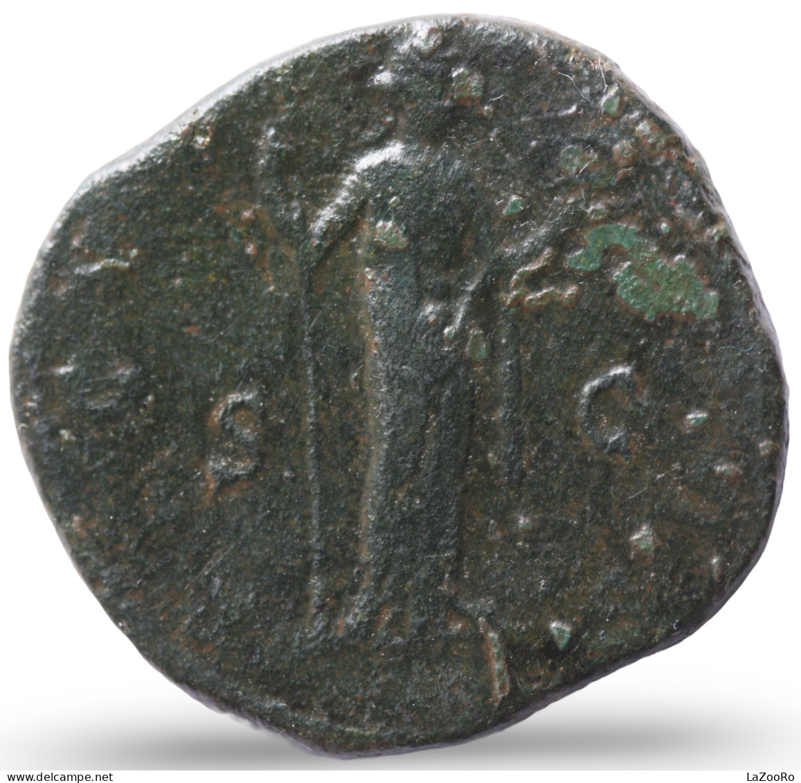 LaZooRo: Roman Empire - AE Sestertius Of Faustina Minor (145 - 161 - 175 AD), Fecunditas - The Anthonines (96 AD To 192 AD)